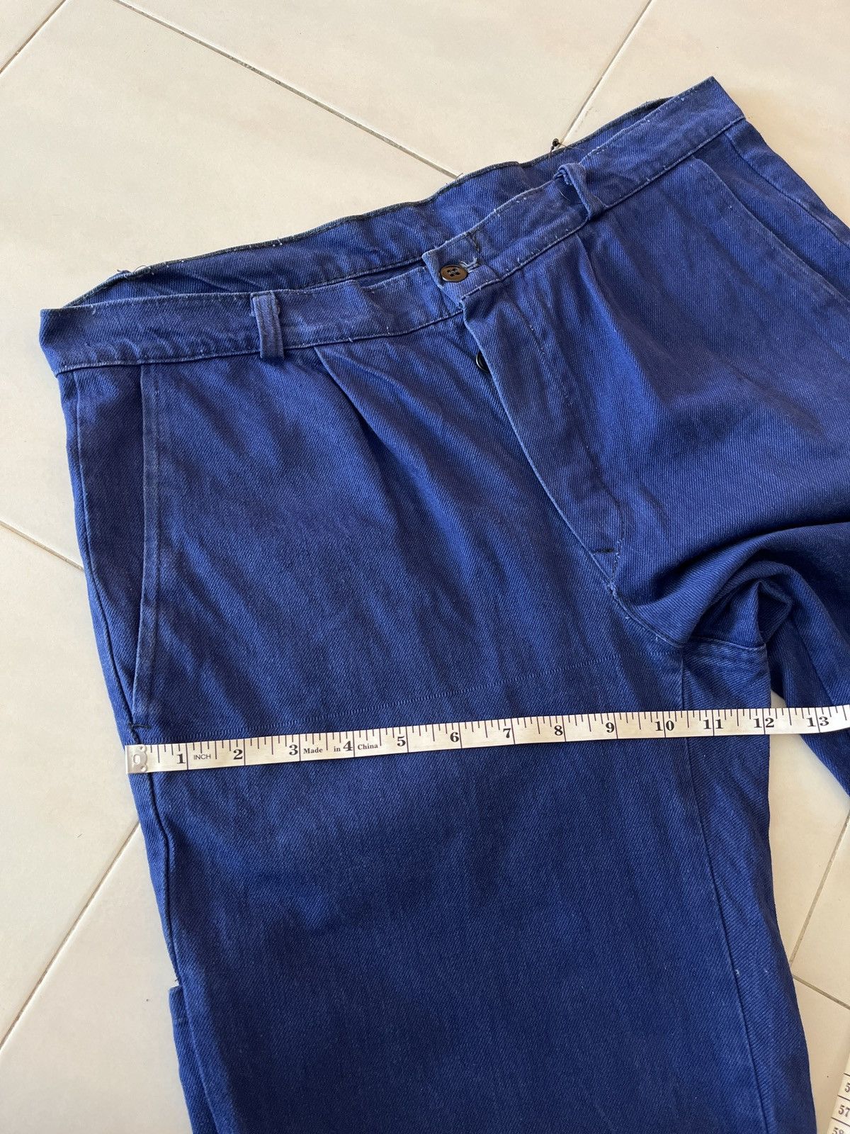 Le Laboureur Vintage 70s / 80s French Work Pants Size US 41 - 13 Thumbnail