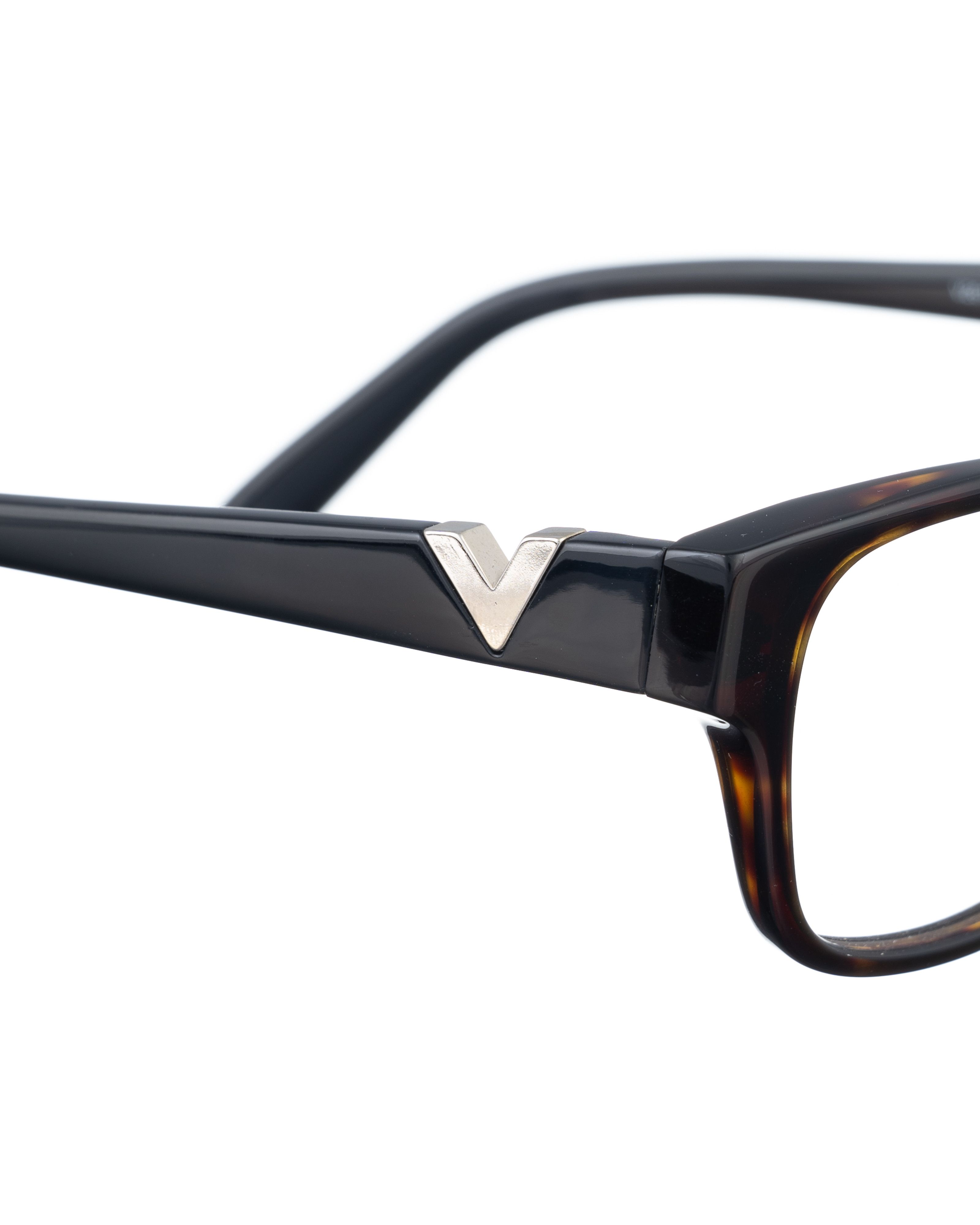 Valentino Valentino 00's Dark Havana Classic Nerd Glasses Size ONE SIZE - 3 Thumbnail