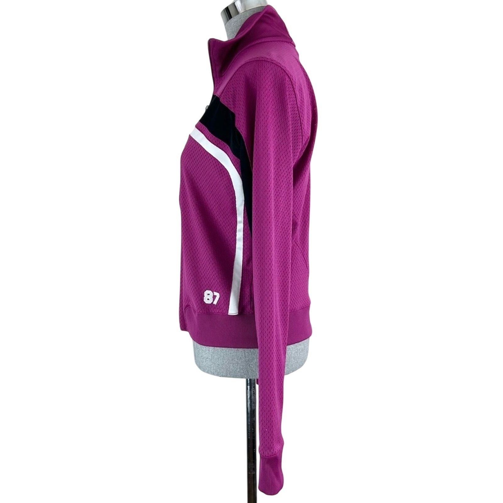 Nike Nike Retro Mesh‎ Chainstitch Embroidered Women's Jacket Size L / US 10 / IT 46 - 4 Thumbnail