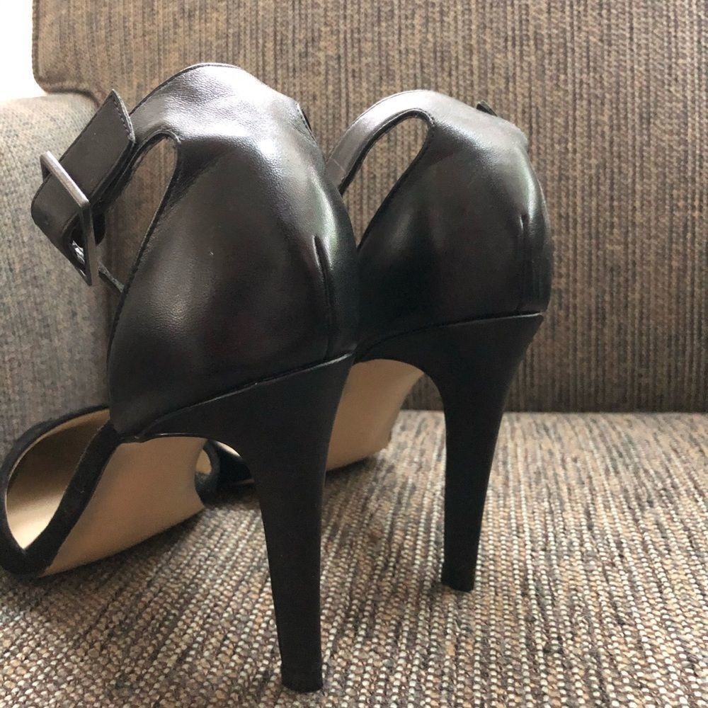 Other BP 4” Heels D’Orsay Ankle Strap Leather Suede 9 Size US 9 / IT 39 - 3 Thumbnail