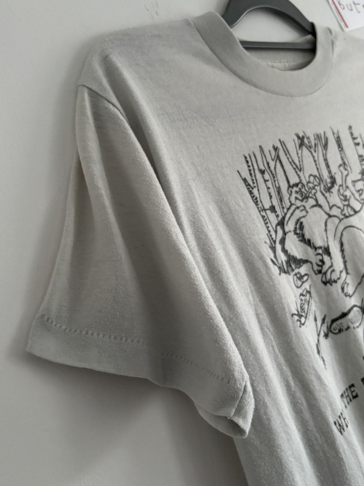 Vintage 80s bears thrashed shirt Size US M / EU 48-50 / 2 - 6 Thumbnail