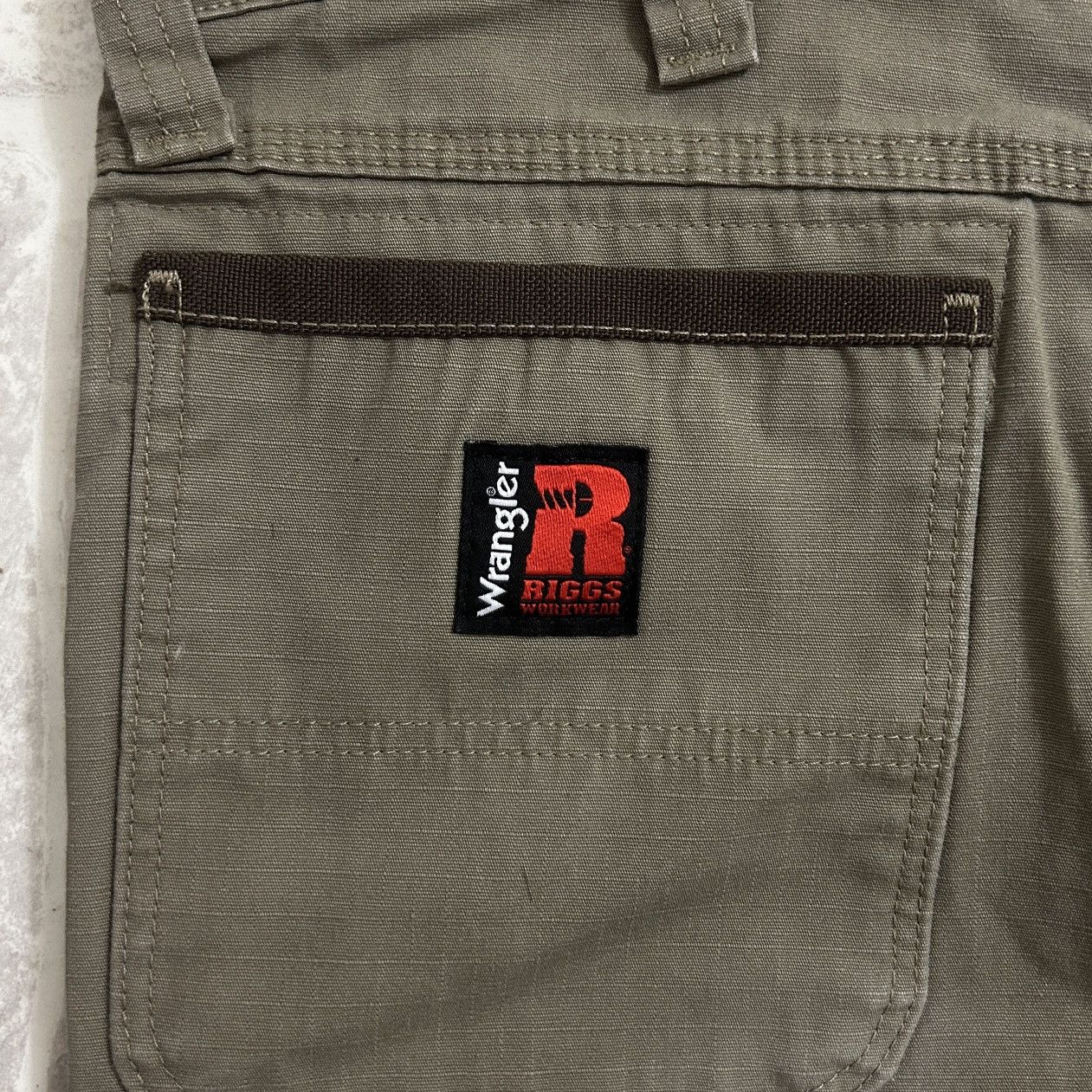 Wrangler Wrangler Riggs Workwear Beige Cargo Pants Size US 36 / EU 52 - 6 Thumbnail