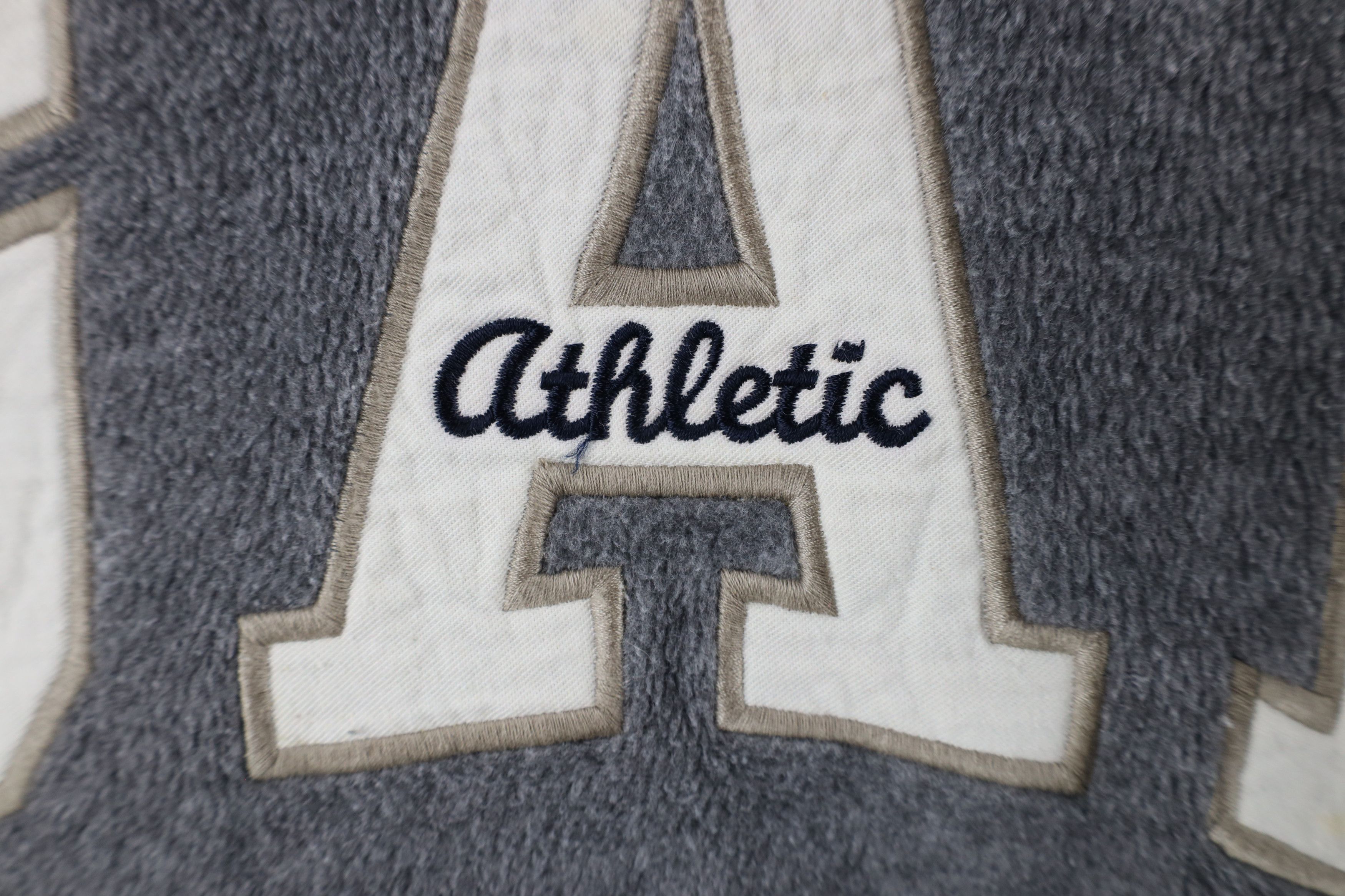 Gap × Vintage Vintage 90s Gap Athletic Out Block Letter Fleece Hoodie Size US L / EU 52-54 / 3 - 5 Thumbnail