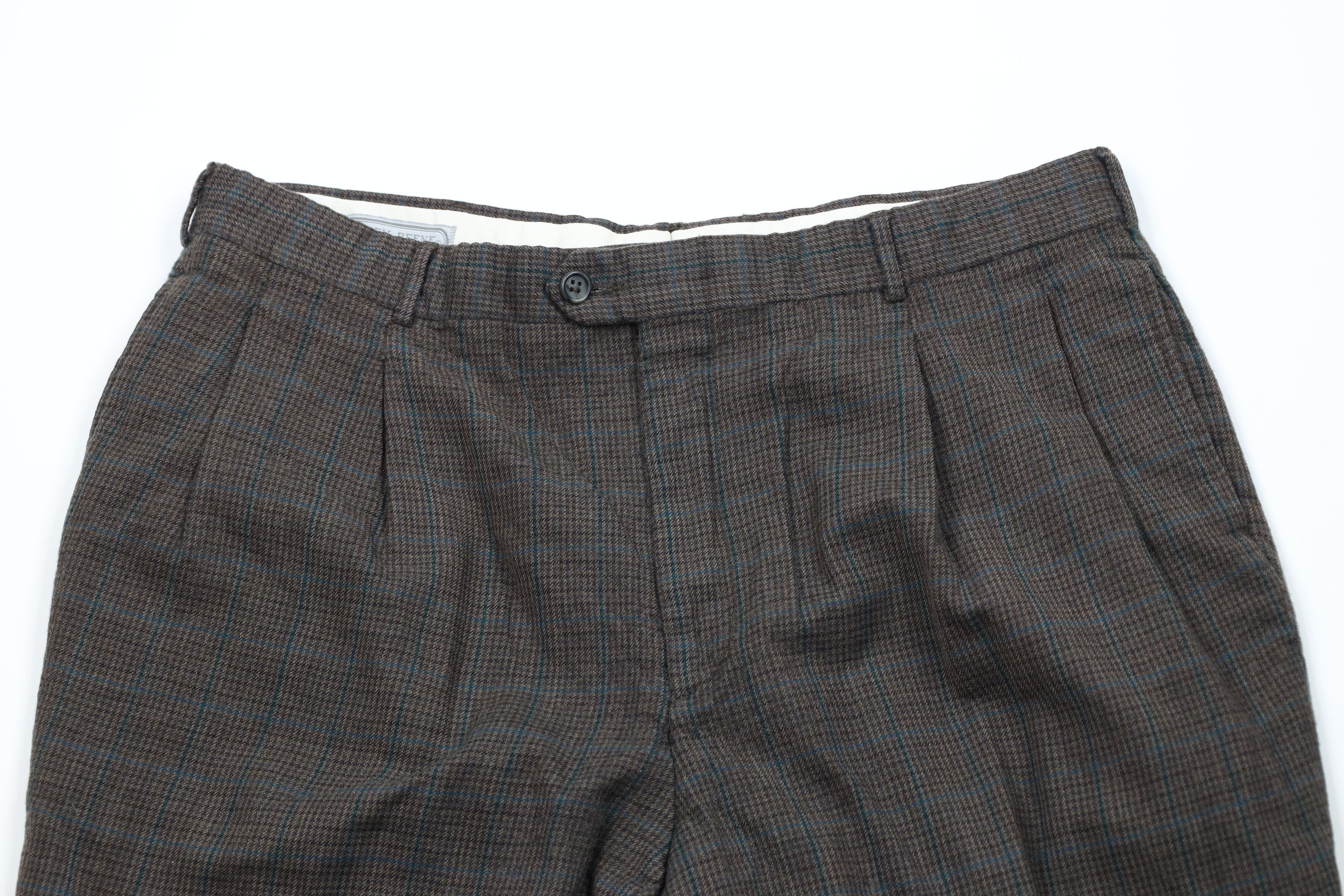 Vintage Vintage 90s Streetwear Wool Houndstooth Plaid Chino Pants Size US 36 / EU 52 - 2 Thumbnail