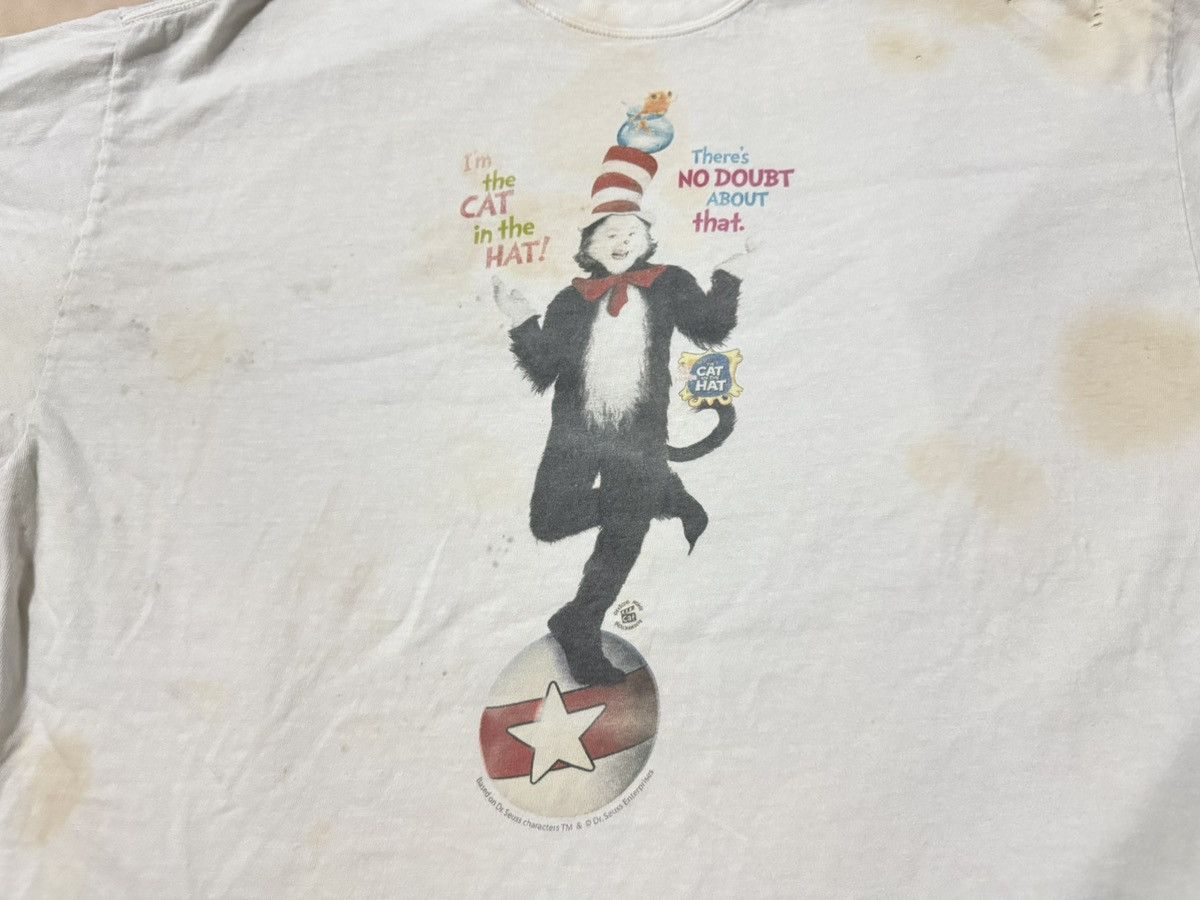 Vintage Vintage 2000s The Cat in the Hat 2003 Film T Shirt Size US XL / EU 56 / 4 - 6 Thumbnail