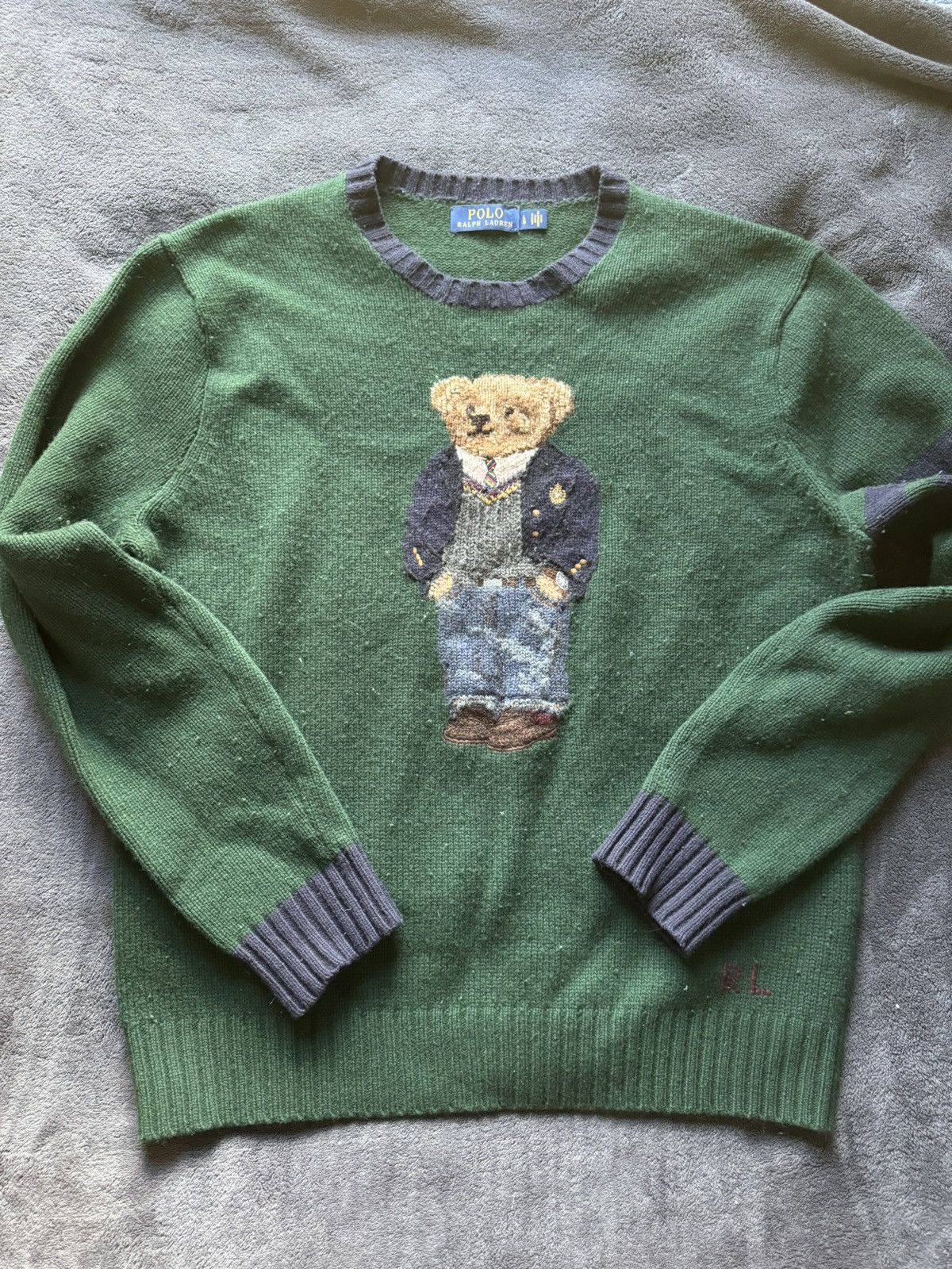 Polo Ralph Lauren Polo Bear Sweater Size US L / EU 52-54 / 3 - 1 Thumbnail