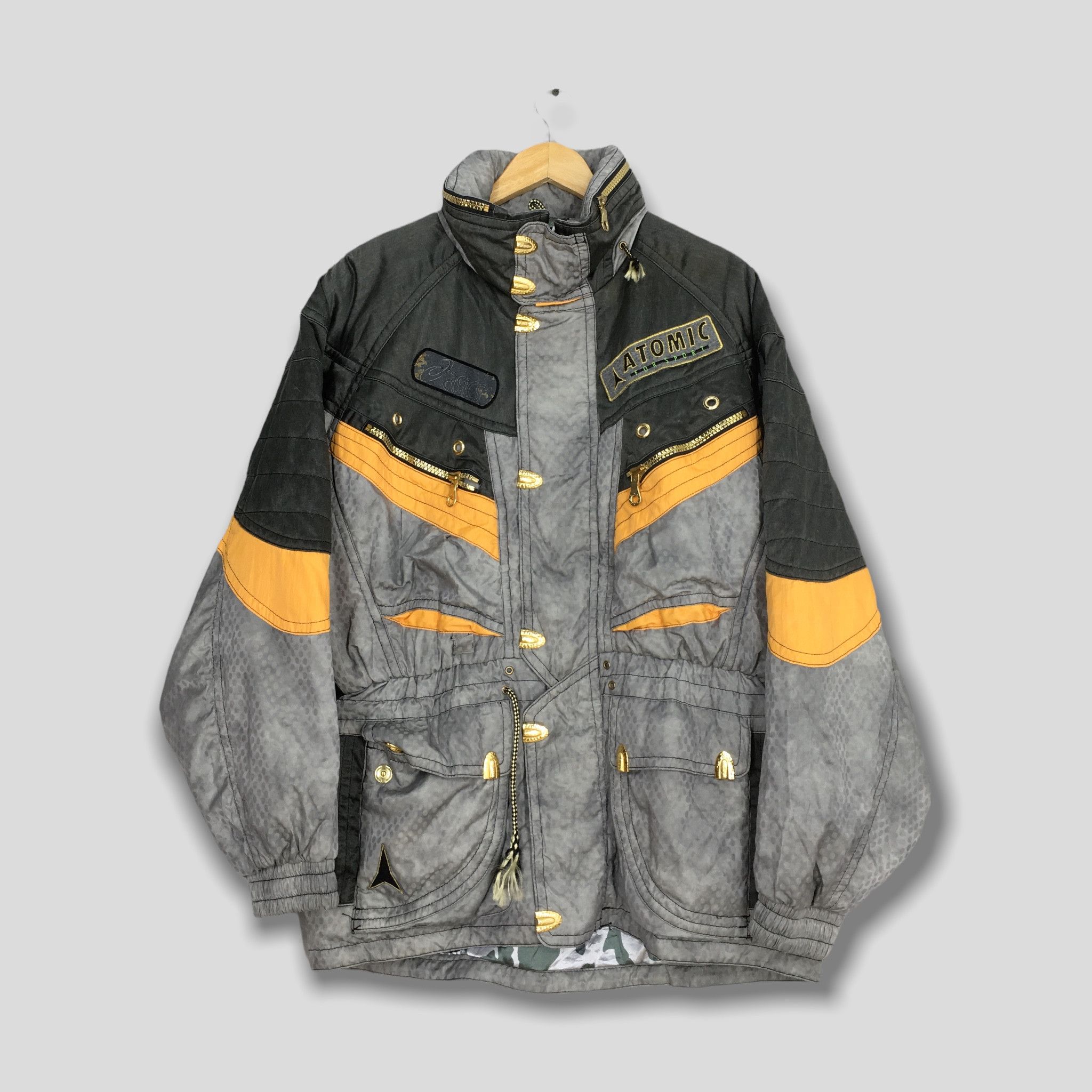 image of Vintage Asics Team Japan Ski Wear Parka Jacket Large, Men's