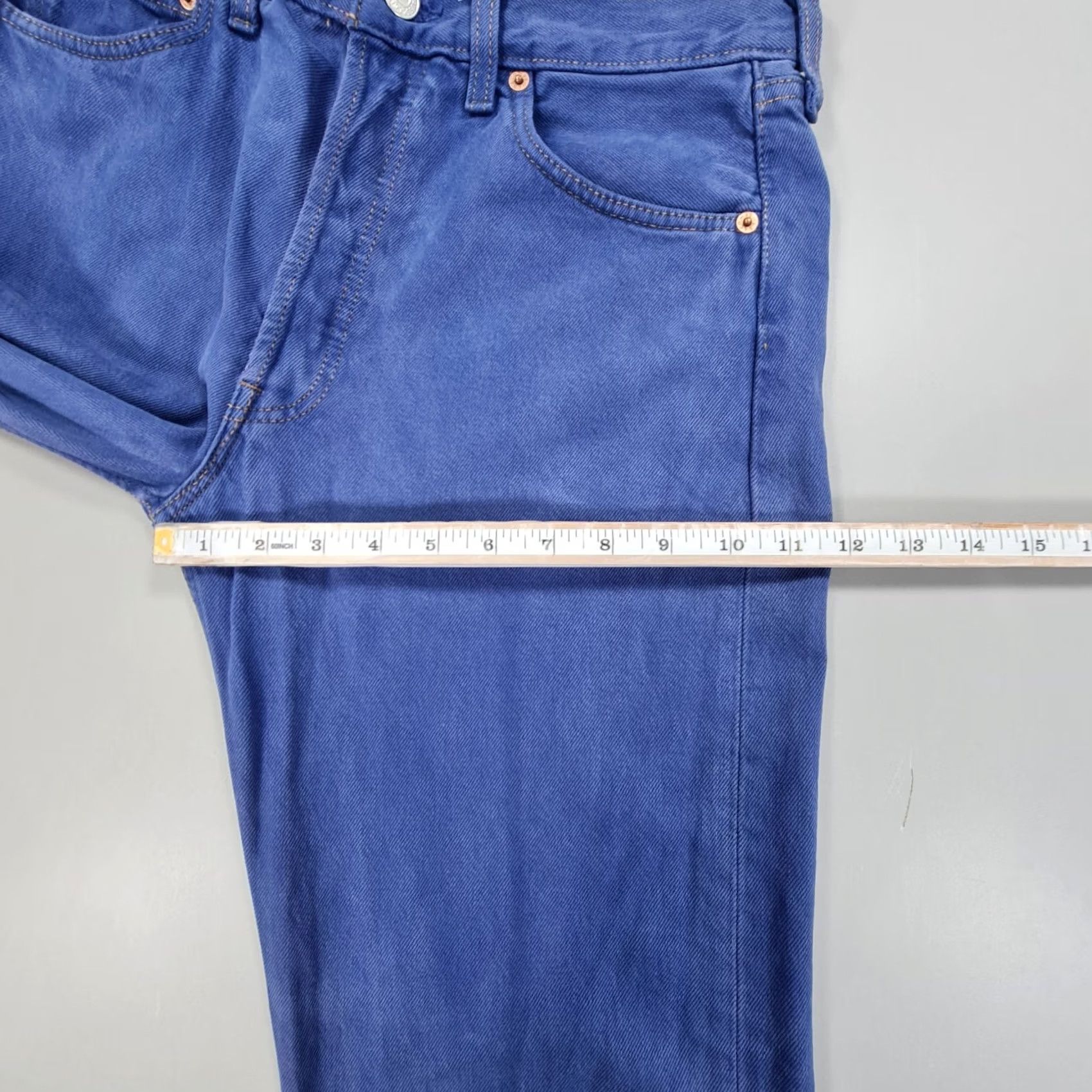 Levi's VINTAGE Levi's 501 Jeans Blue W32 L32 Made In UK 90s Straight Denim Women Size 24" / US 00 / IT 34 - 5 Thumbnail