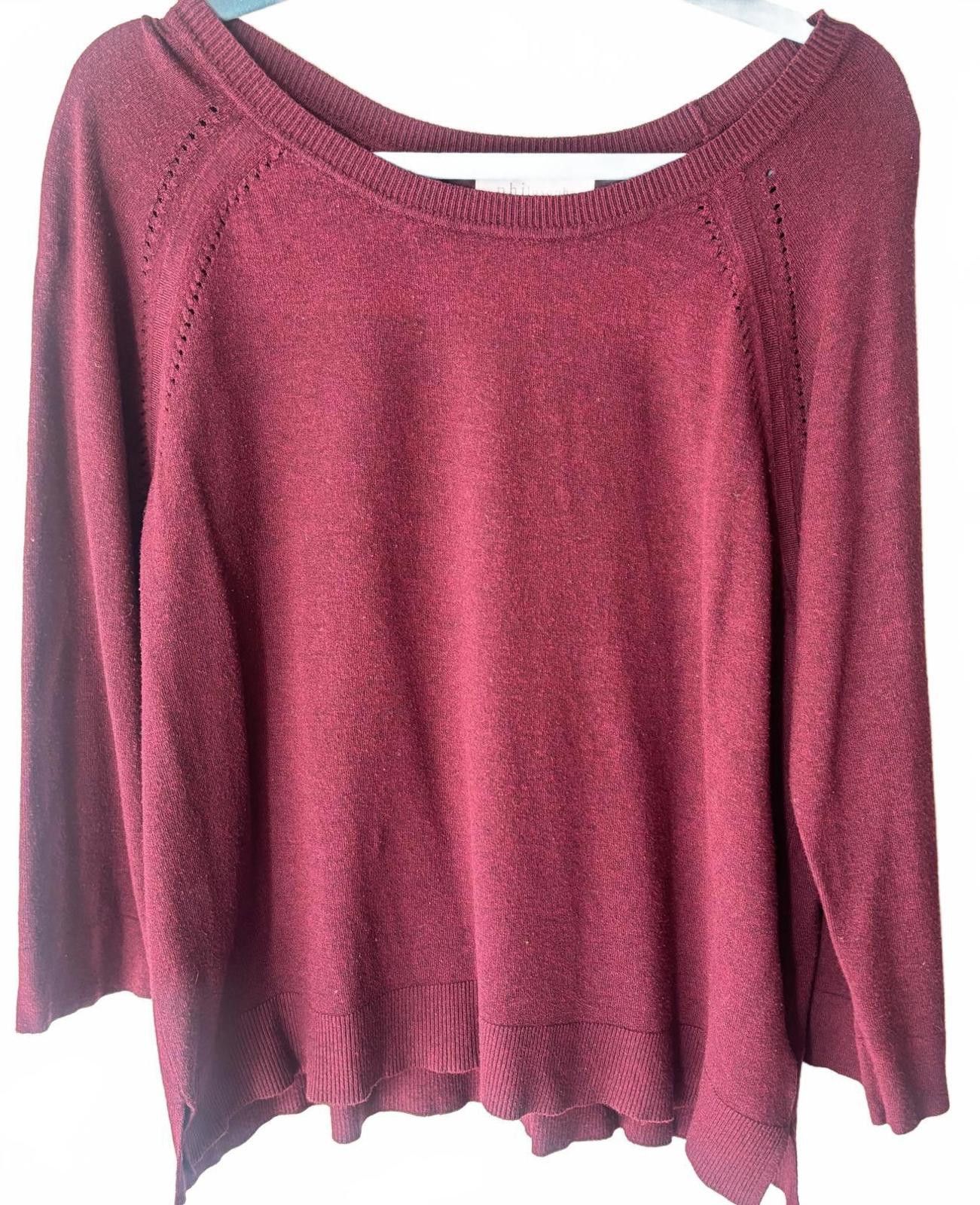 Other Philosophy Burgundy Sweater Size M / US 6-8 / IT 42-44 - 2 Thumbnail