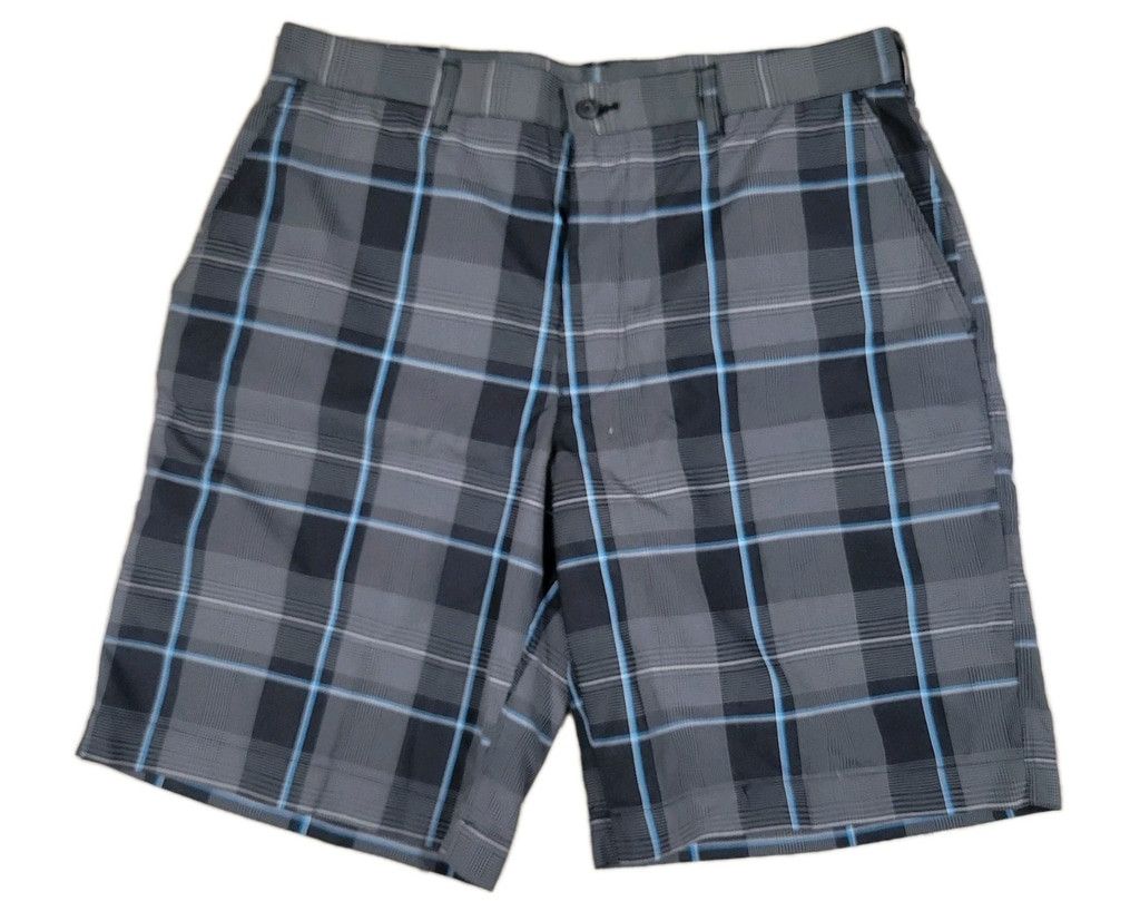 Other Champion Tour Men's Gray Black Plaid 100% Polyester Size US 34 / EU 50 - 4 Thumbnail