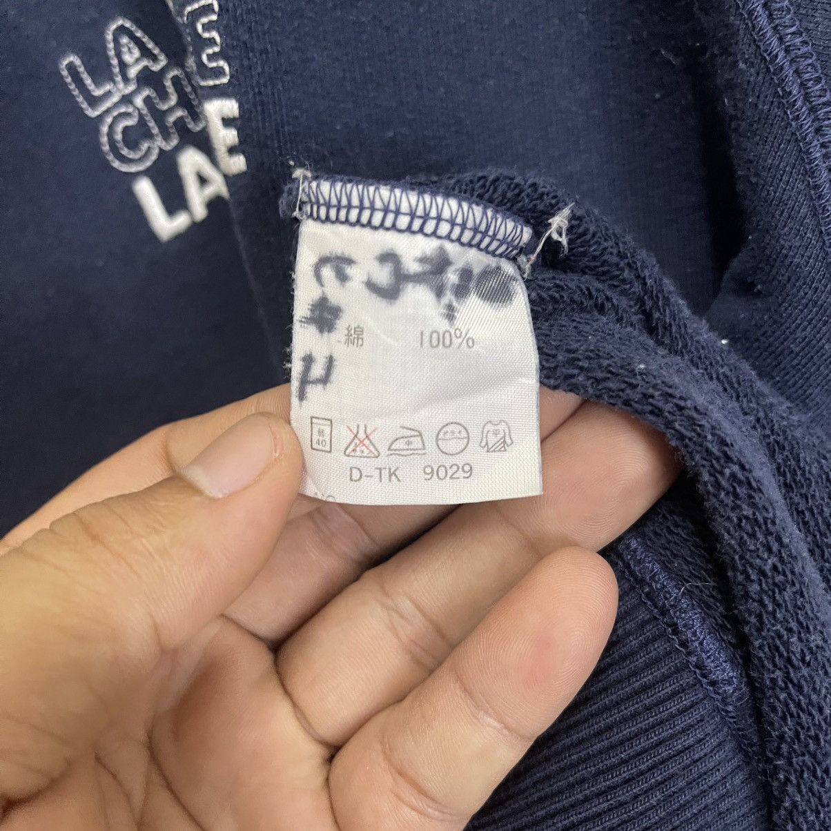 Lacoste Lacoste Embroidered Small Logo Cropped Crewneck Sweatshirt Size US S / EU 44-46 / 1 - 9 Thumbnail