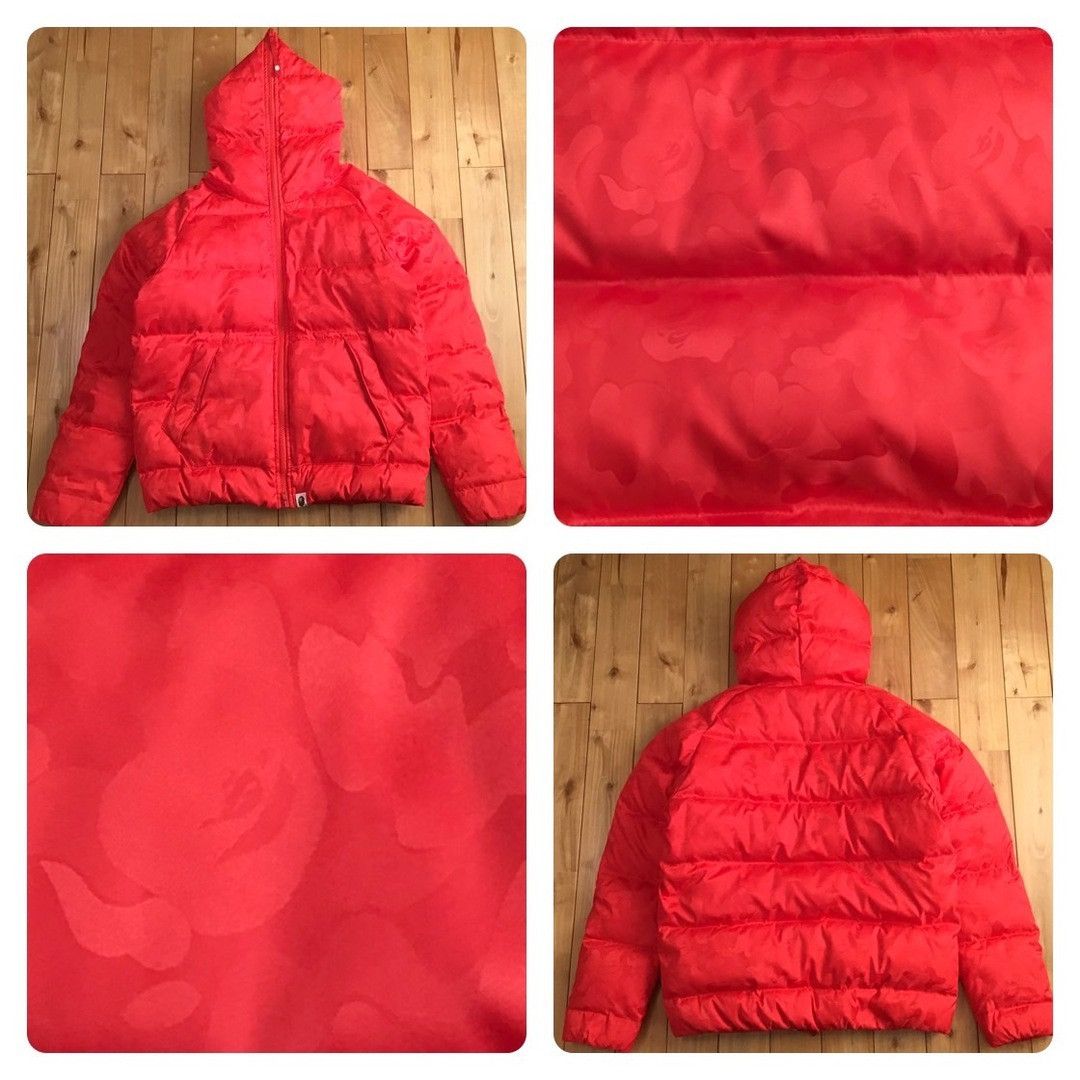 Bape BAPE Solid camo full zip hoodie puffer down jacket APE NIGO Size US L / EU 52-54 / 3 - 1 Thumbnail
