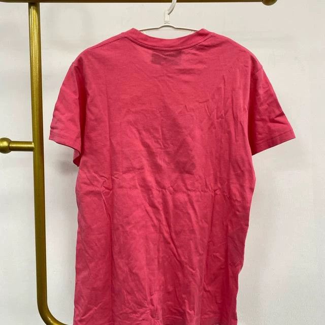 Gucci GucciPink tennis racket embroidered logo round-neck T-shirt Size XS / US 0-2 / IT 36-38 - 2 Thumbnail