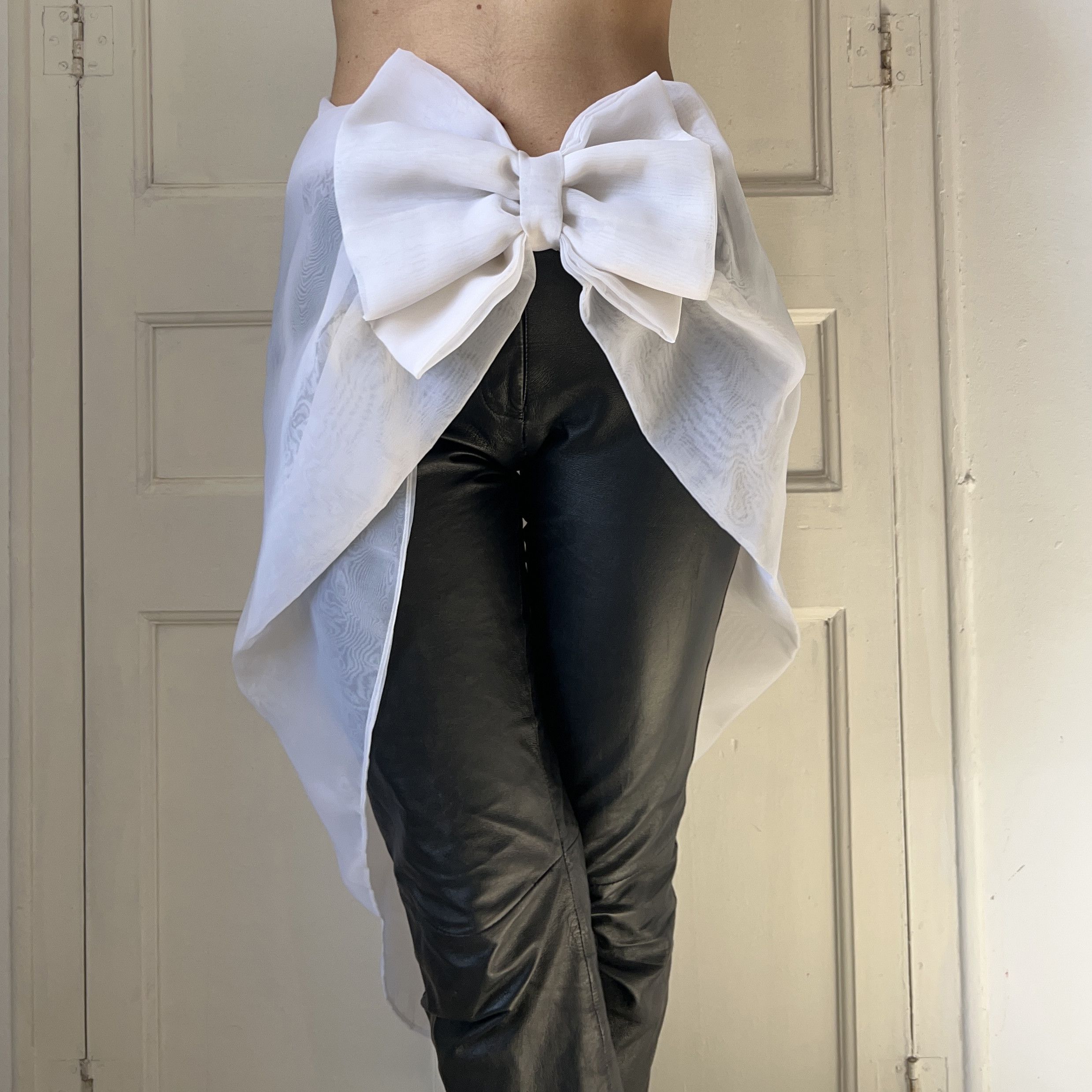 Vintage Vintage White Bow Top Size XS / US 0-2 / IT 36-38 - 5 Thumbnail