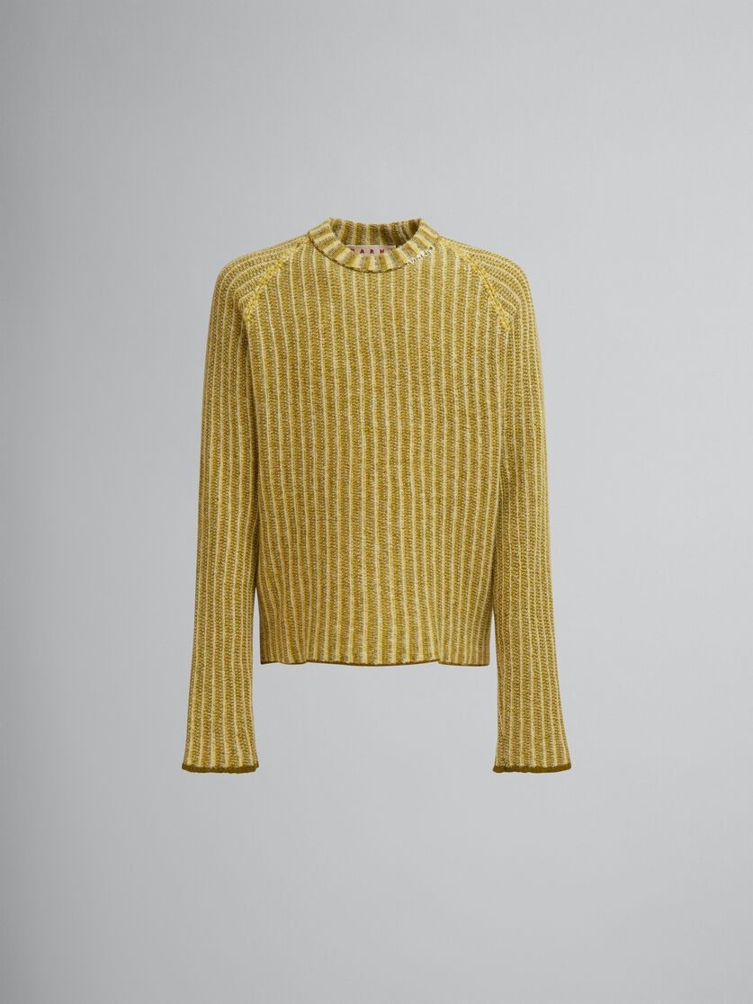 Marni o1w1db11125 Wool-Cashmere Jumper in Green Size US S / EU 44-46 / 1 - 1 Thumbnail