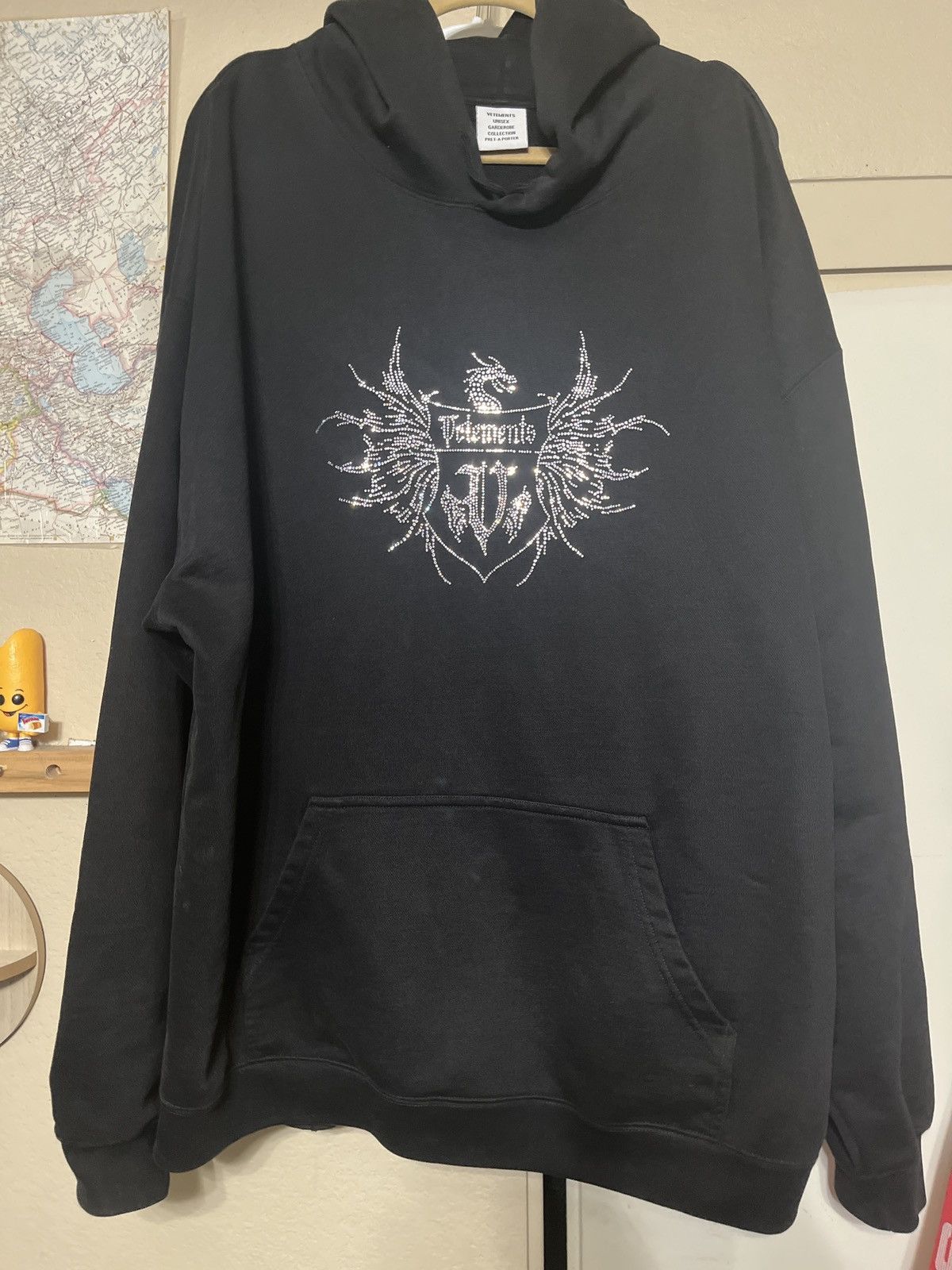 Vetements Vetements Crystal Dragon Hoodie Size US XL / EU 56 / 4 - 1 Thumbnail