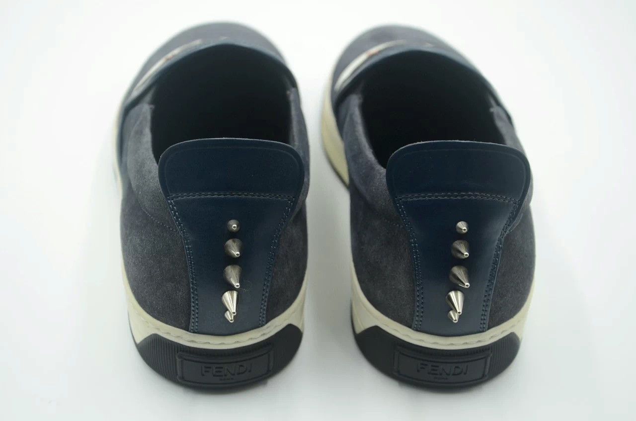 Fendi Fendi Bag Bugs Rivet Full Leather Casual Sneaker Size US 8 / EU 41 - 4 Thumbnail