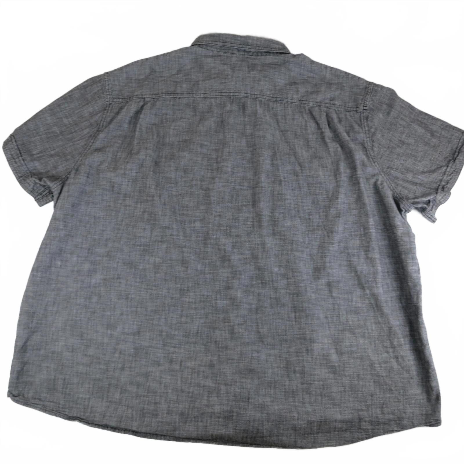 Vintage Foundry Foundry Young Men's 4XL Short Sleeve Button-Up Shirt Gray Size US XXL / EU 58 / 5 - 4 Thumbnail