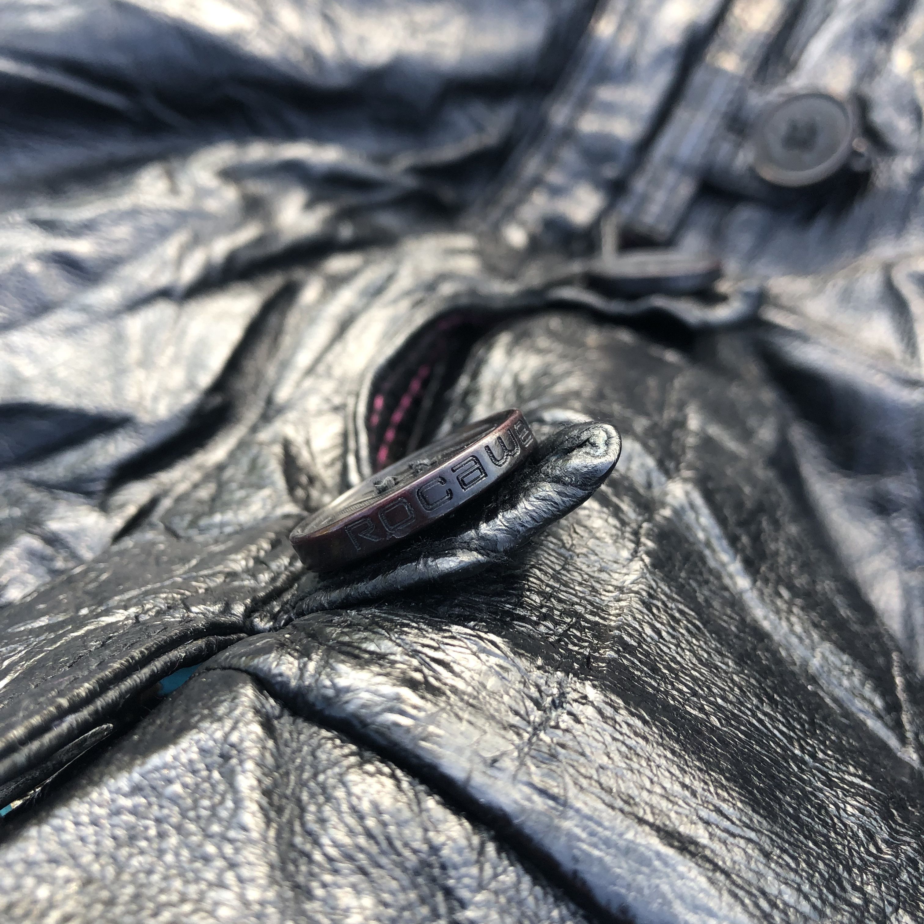 Rocawear Y2K Rocawear Leather Down Puffer Jacket Fur Hood Bomber Size M / US 6-8 / IT 42-44 - 4 Thumbnail