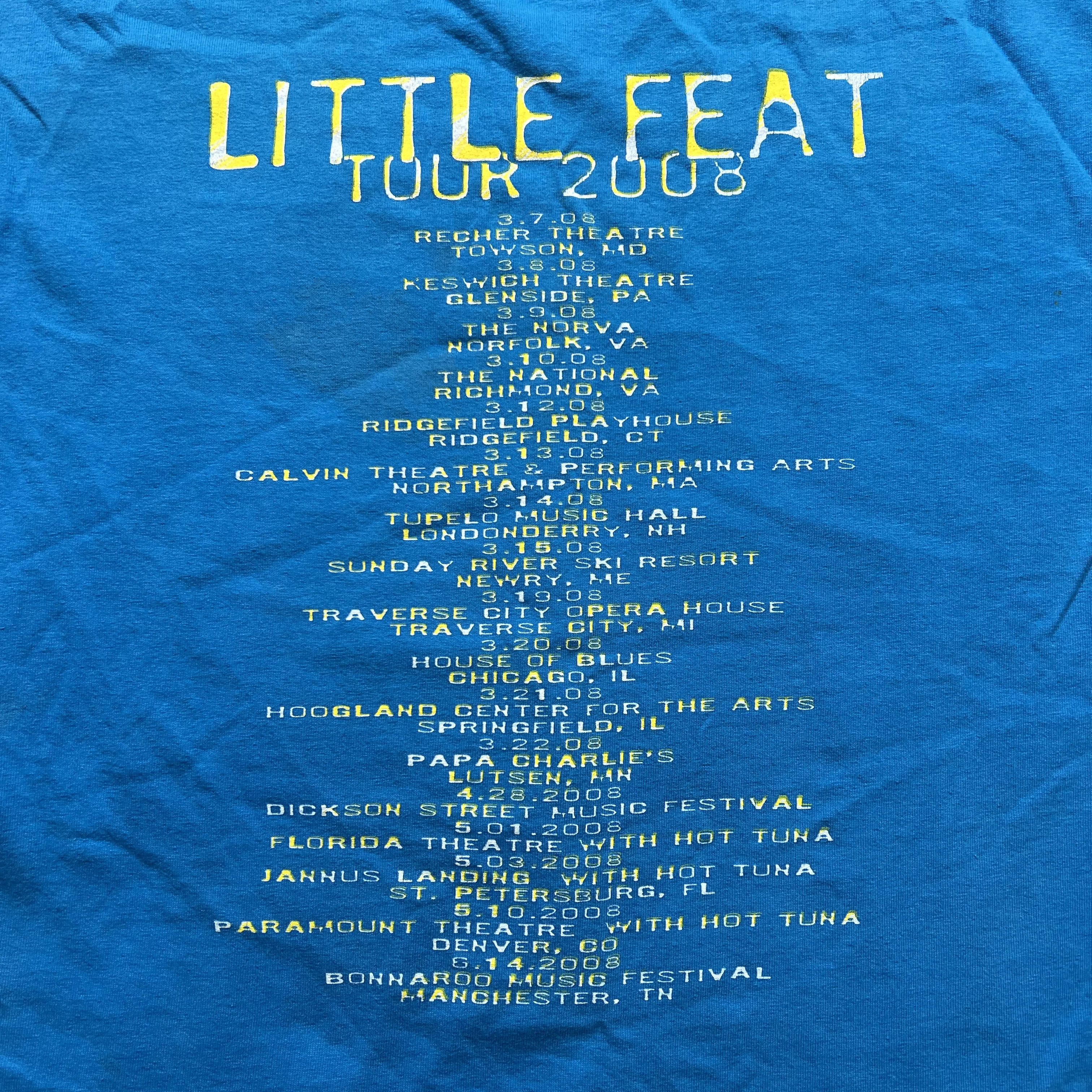 Band Tees × Gildan 2008 Lil Feat Tour T Shirt Size US M / EU 48-50 / 2 - 6 Thumbnail