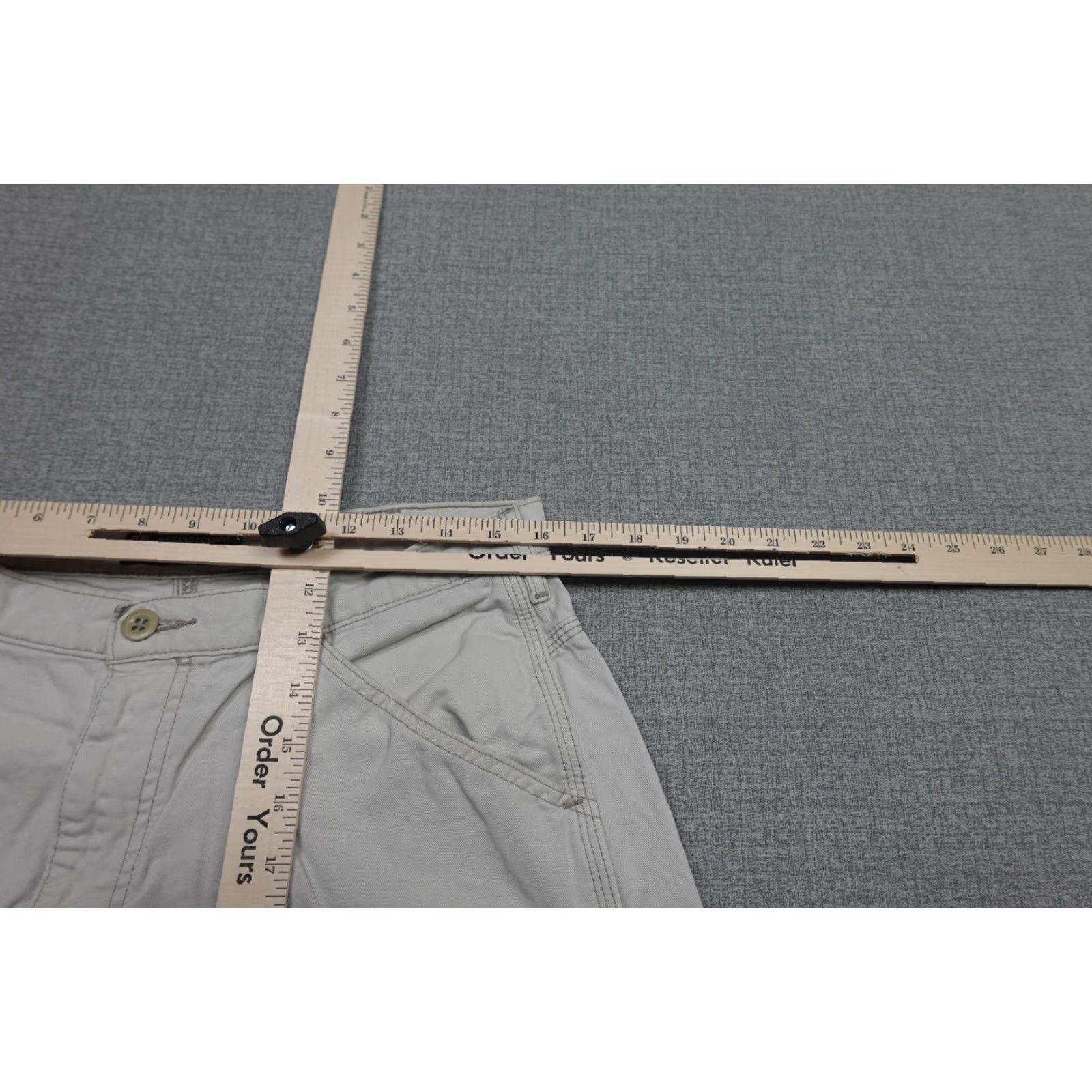 Polo Ralph Lauren VINTAGE Polo Ralph Lauren Carpenter Shorts Mens 32 Beige Denim Cargo Utility D-Ring Size US XS / EU 42 / 0 - 4 Thumbnail