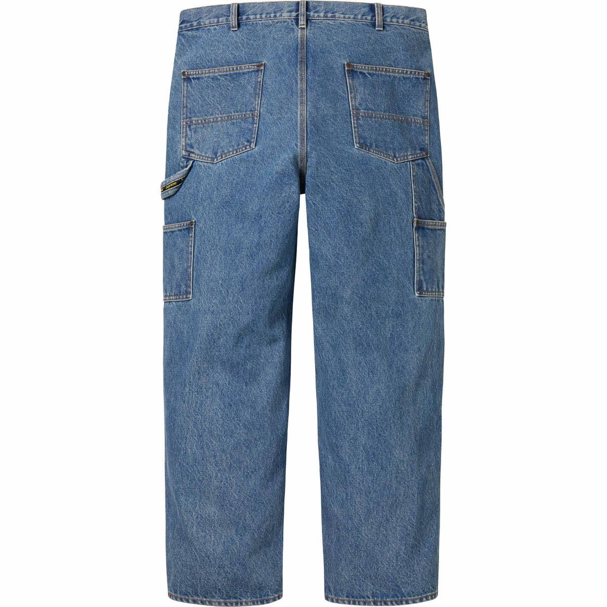 Supreme Supreme DOUBLE KNEE PAINTER PANT in Washed Indigo Size 34 | Grailed