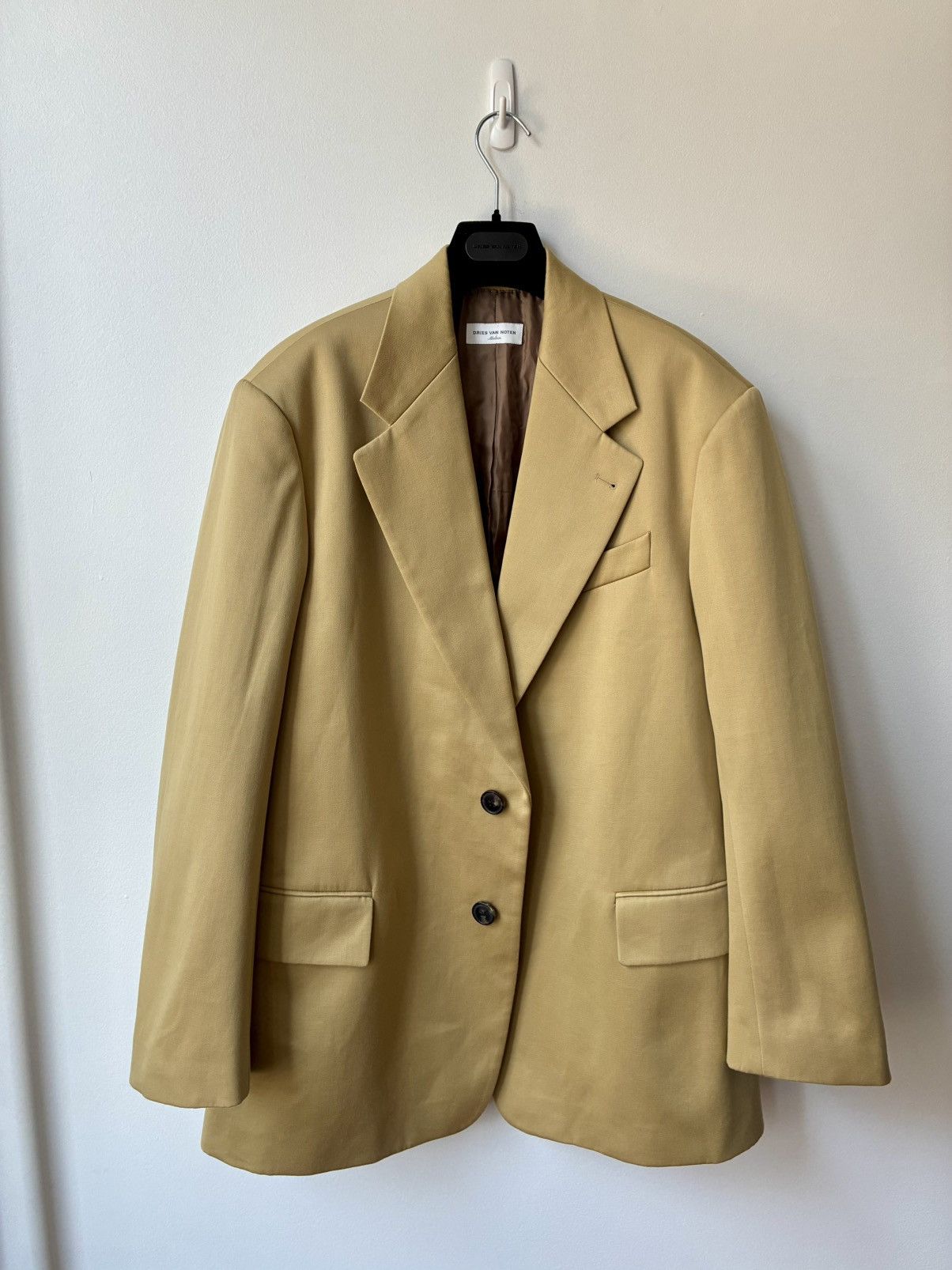 Dries Van Noten Dries Van Noten Runway AW2021 Khaki Blazer Size US M / EU 48-50 / 2 - 24 Thumbnail