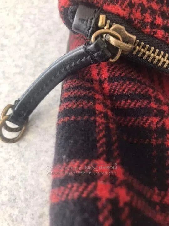 RRL Ralph Lauren Ralph Lauren RRL Plaid Wool Leather Clutch. Size ONE SIZE - 6 Thumbnail
