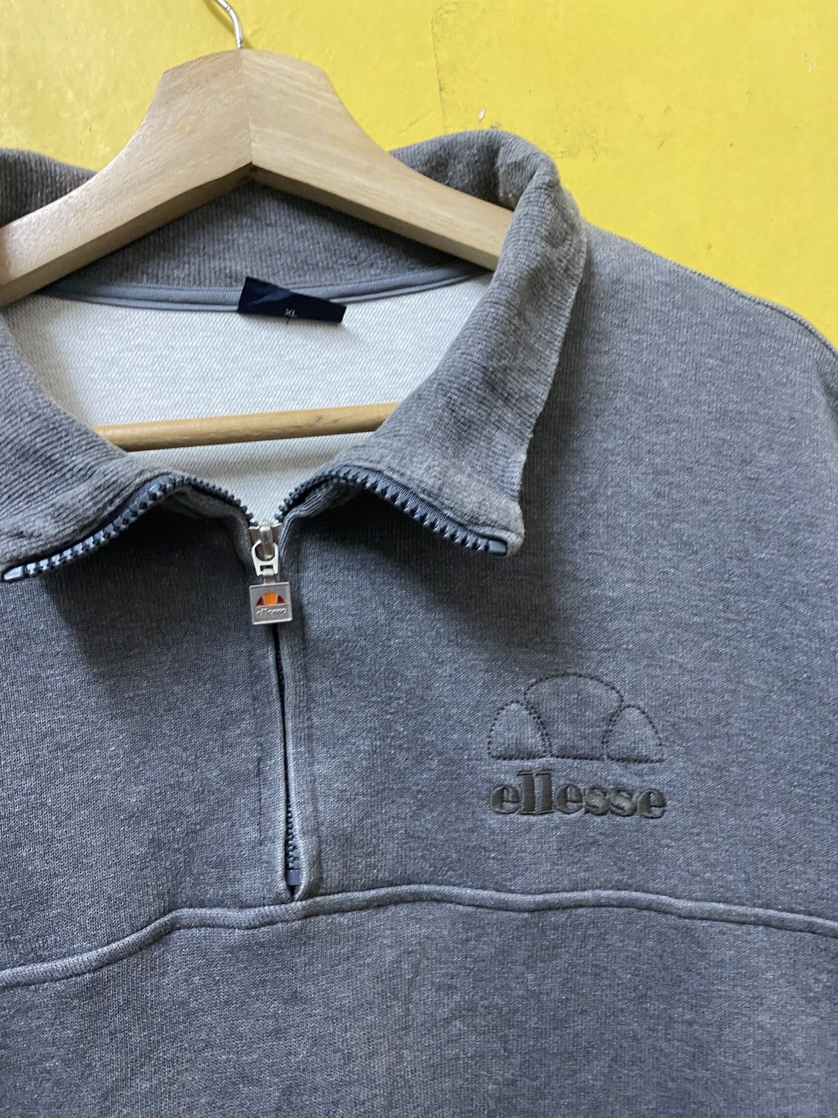 Ellesse Ellesse Sweatshirt Half zip Gray Colour Size US XL / EU 56 / 4 - 3 Thumbnail