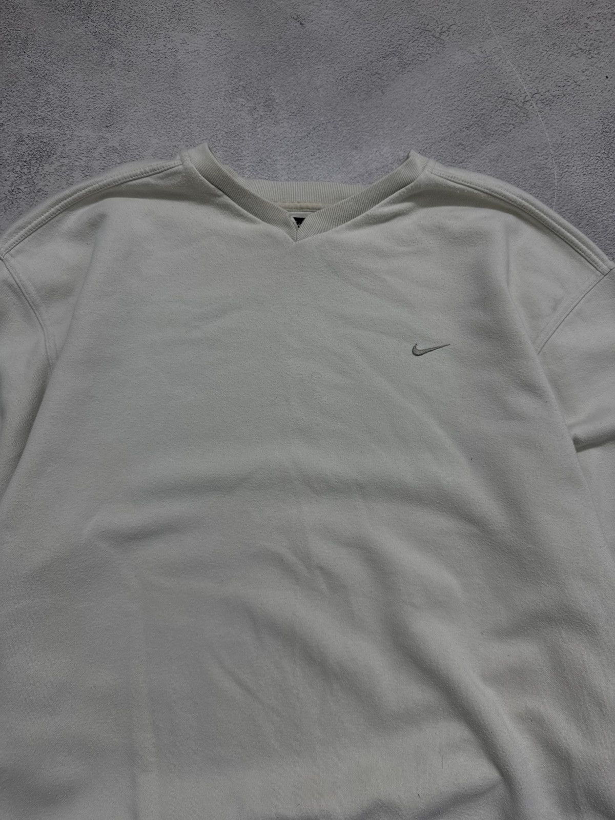 Nike Vintage Y2k Nike Mini Swoosh Sweatshirt 90’s Size US XXL / EU 58 / 5 - 2 Thumbnail