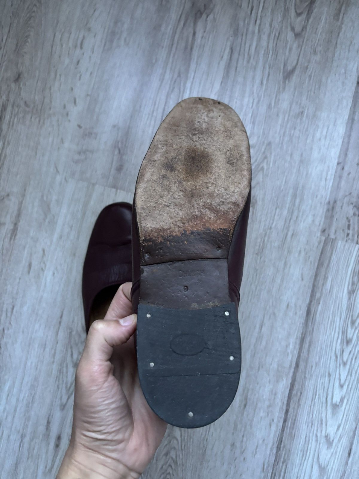 Church's Vintage Church’s Brown Leather Flats Shoes UK 9 / US 10 Size US 10 / EU 43 - 9 Thumbnail