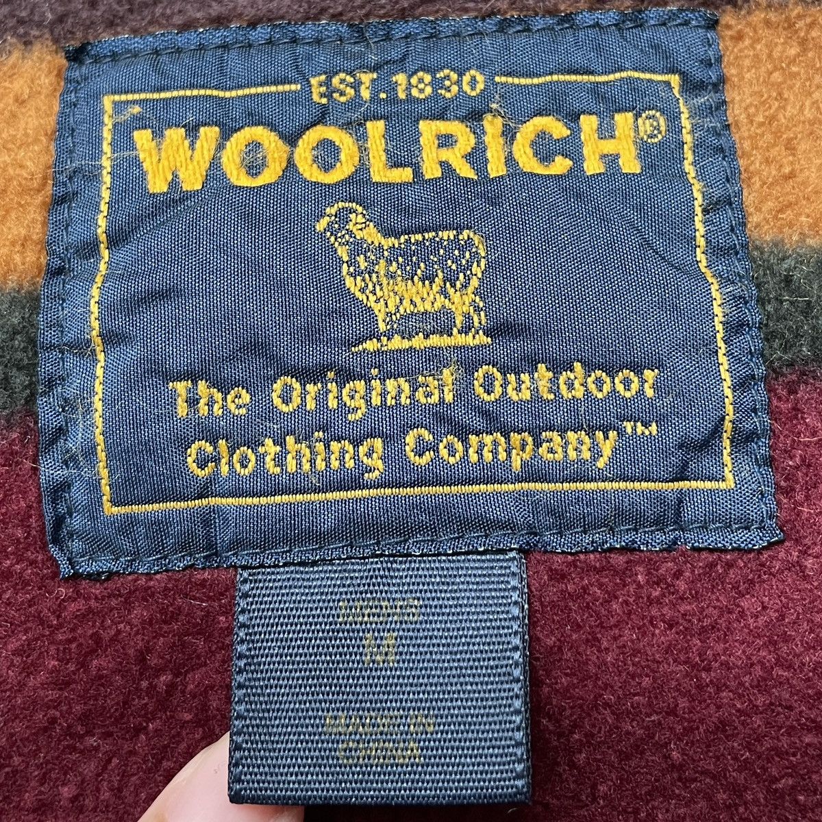 Vintage × Woolrich Woolen Mills Vintage Brand Woolrich Duck Canvas Trucker Jacket 1990s Size US L / EU 52-54 / 3 - 10 Thumbnail