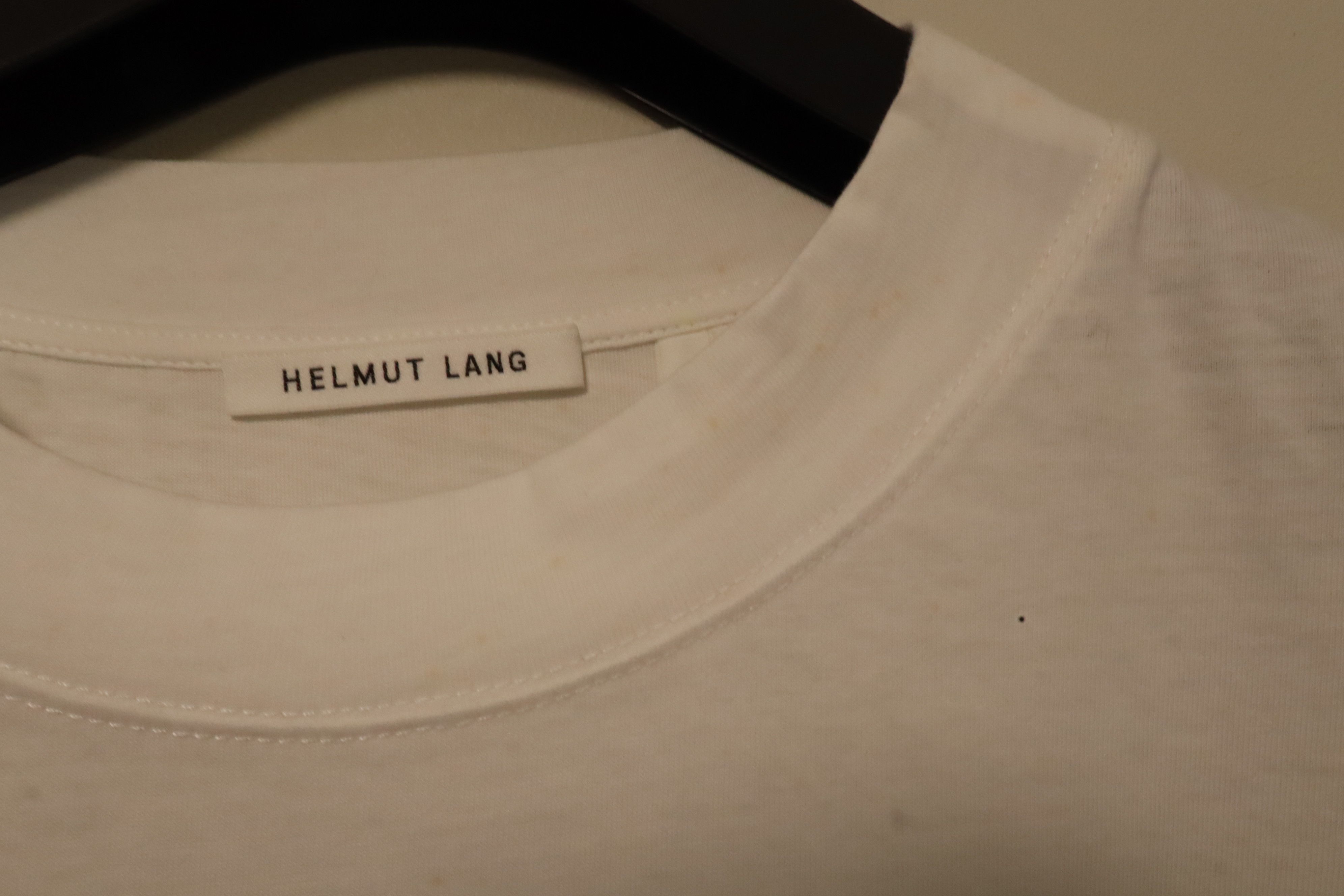 Helmut Lang Logo box print t-shirt Size US L / EU 52-54 / 3 - 6 Thumbnail
