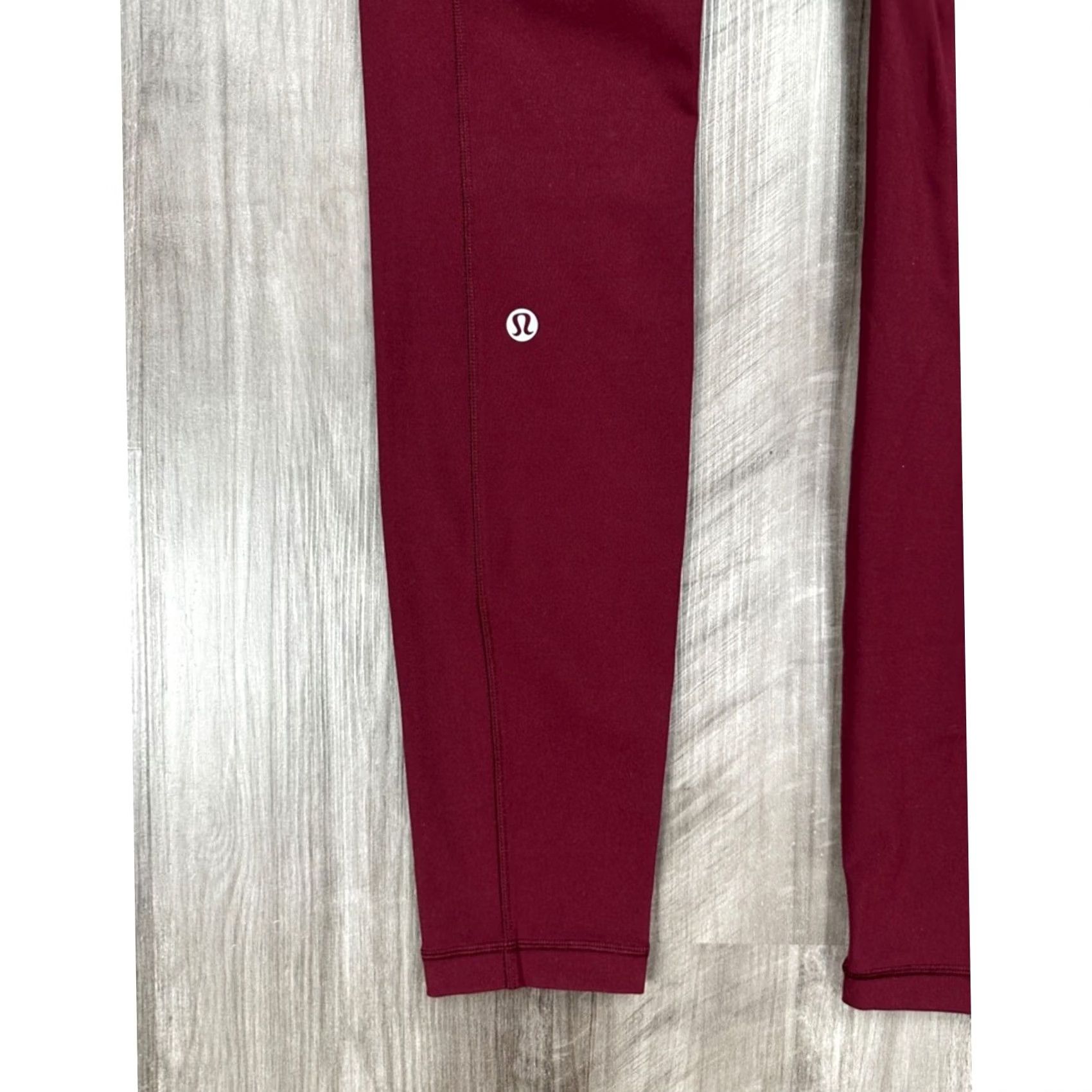 Lululemon Lululemon Speed Up Mid Rise Luxtreme Tight Leggings Womens 4 Red Maroon Compression Leggings 28.5Inseam 36In Length MS10298 Size 27" / US 4 / IT 40 - 3 Thumbnail