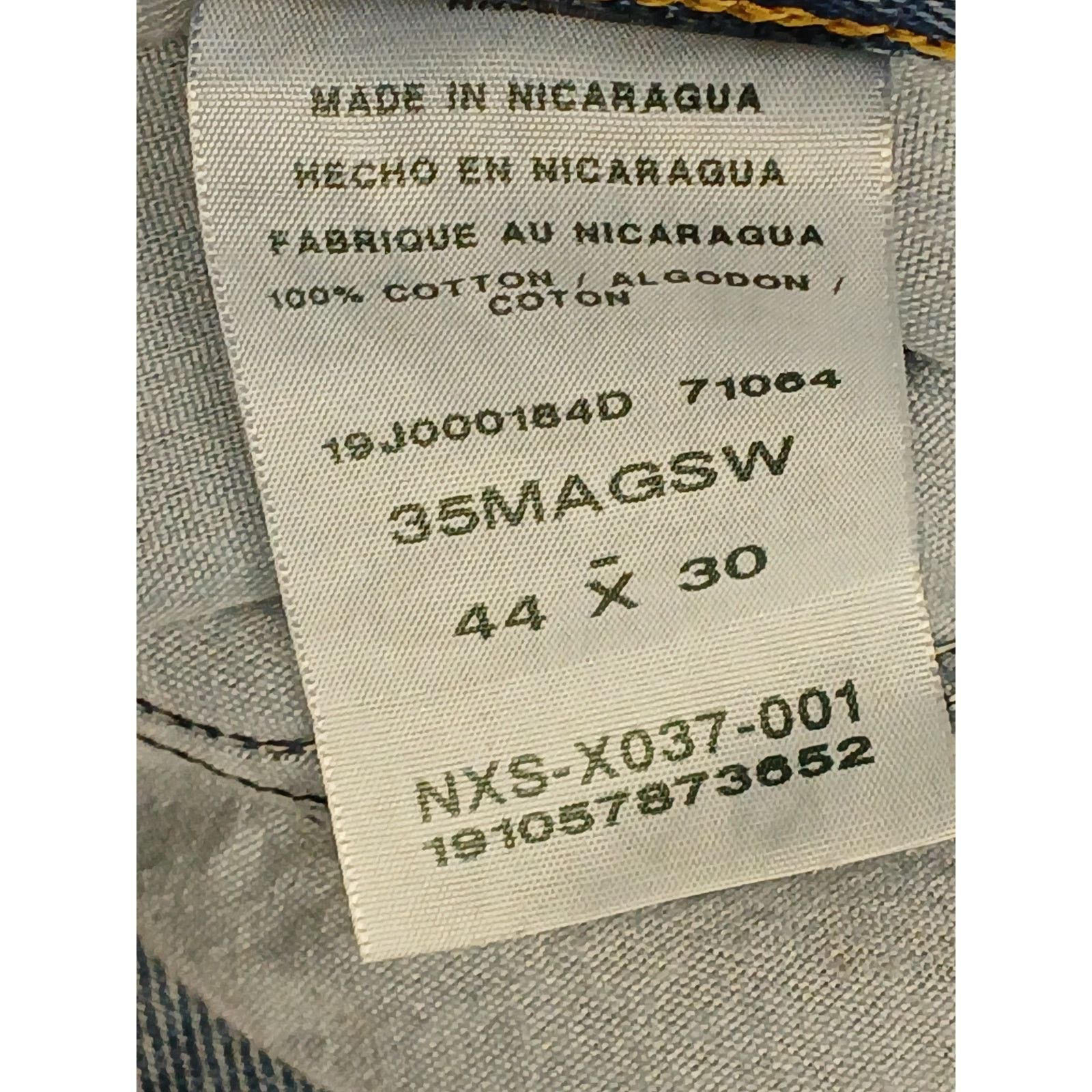 Other Magellan (44x30) Men's Straight Leg Blue Denim Jeans Size US 44 / EU 60 - 8 Thumbnail
