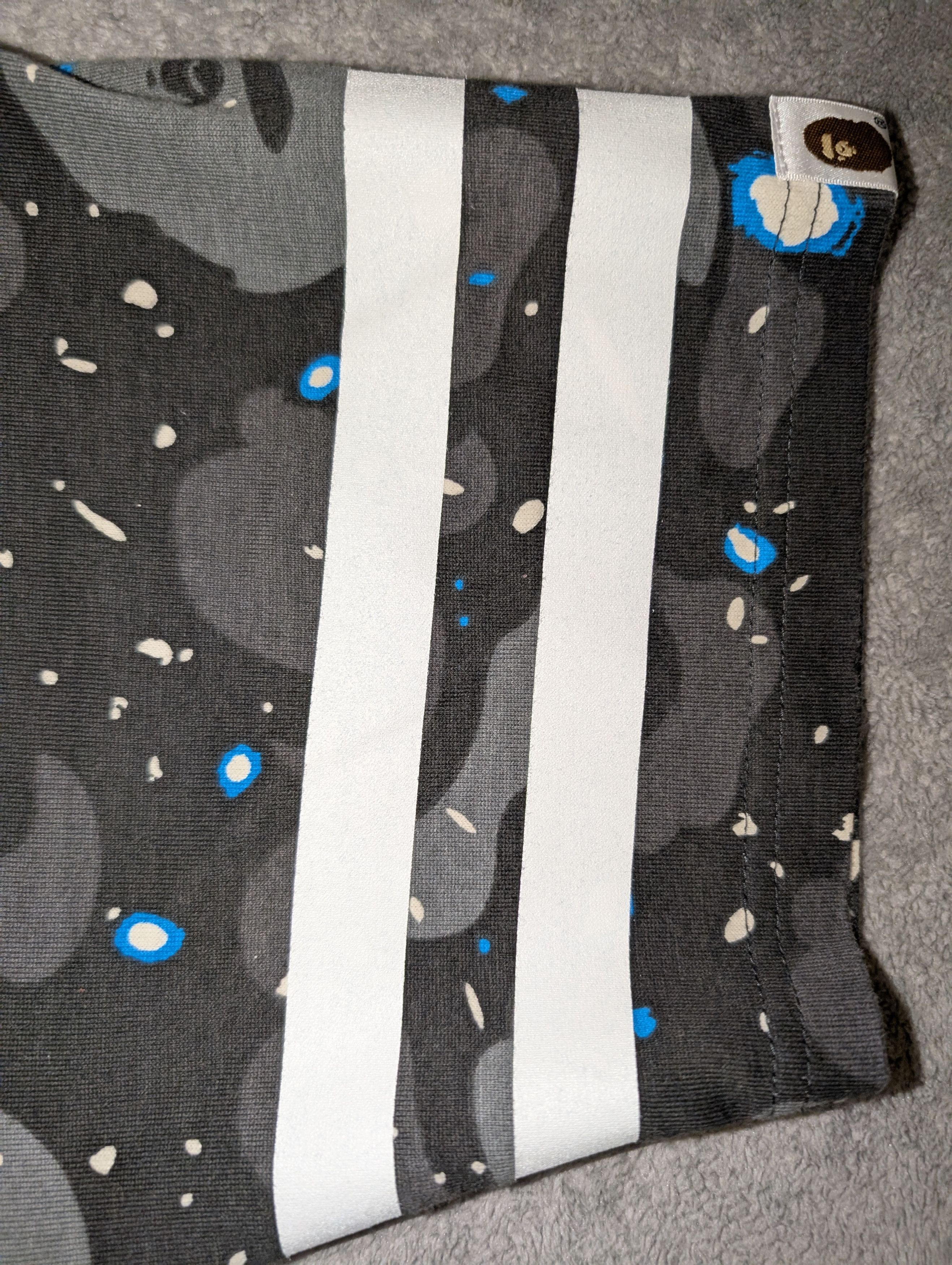 Bape BAPE SPACE CAMO FOOTBALL TEE Size US L / EU 52-54 / 3 - 4 Thumbnail