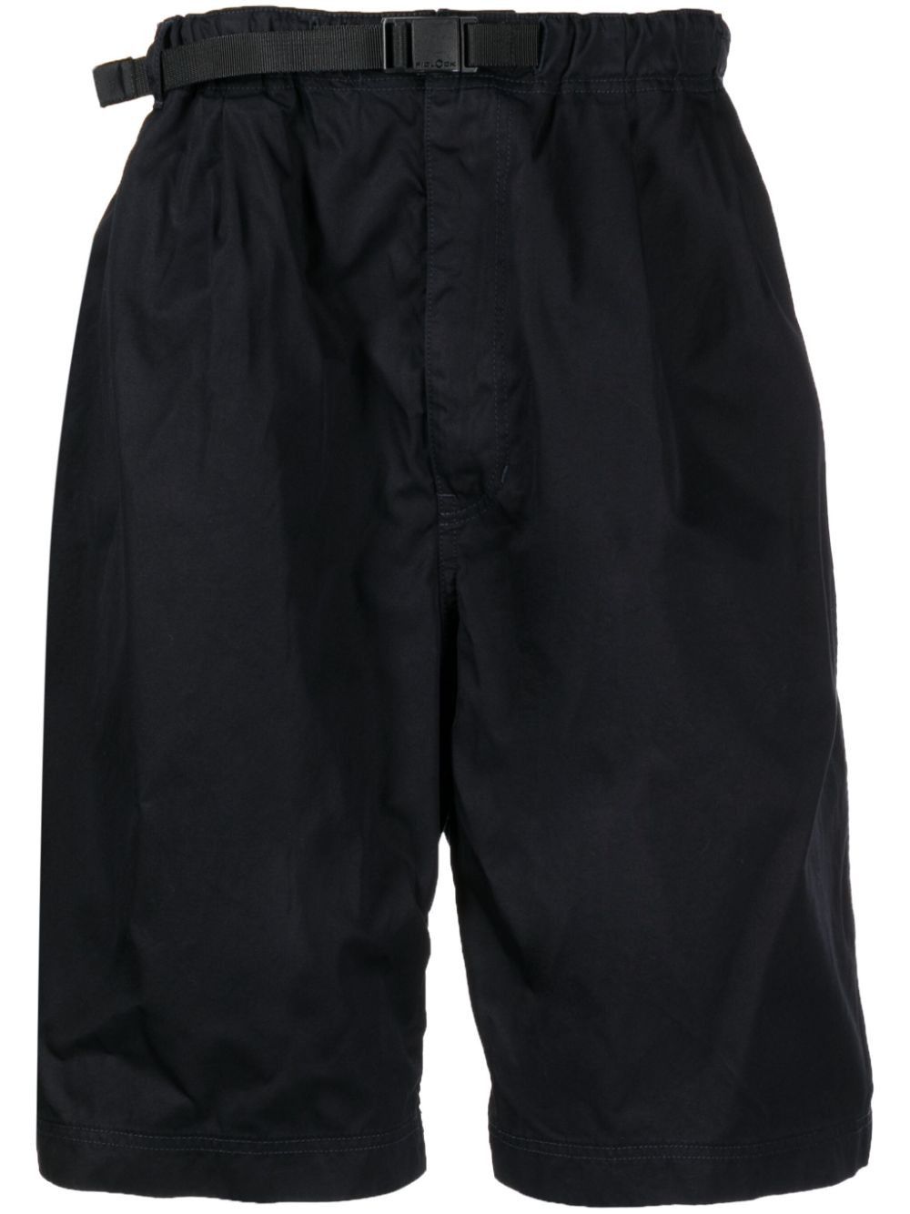 Comme des Garcons Homme o1mle1024 Belted Shorts in Black Size US 30 / EU 46 - 1 Thumbnail