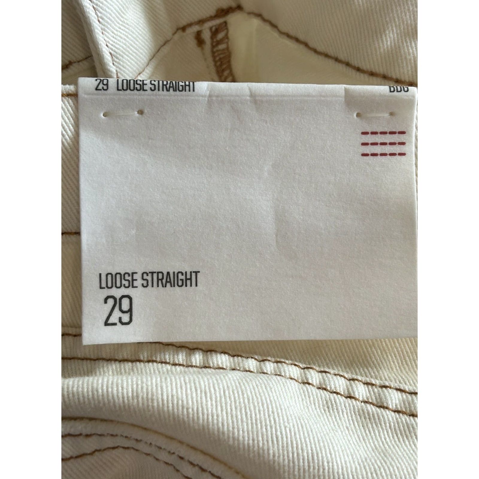 Urban Outfitters **Urban Outfitters BDG Women's Straight Jeans Size 29 Ivory** User: **Urban Outfitters BDG Women's Straight Jeans Size 29 Cream** Size 29" - 4 Thumbnail