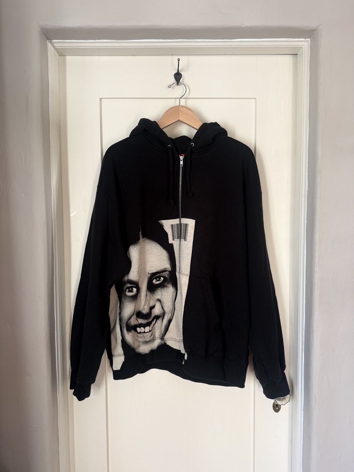 トップス Supreme Aphex Twin Zip Up Hooded SIZE L Supreme Aphex Twin Zip Up Hooded Sweatshirt Heather Grey Men's