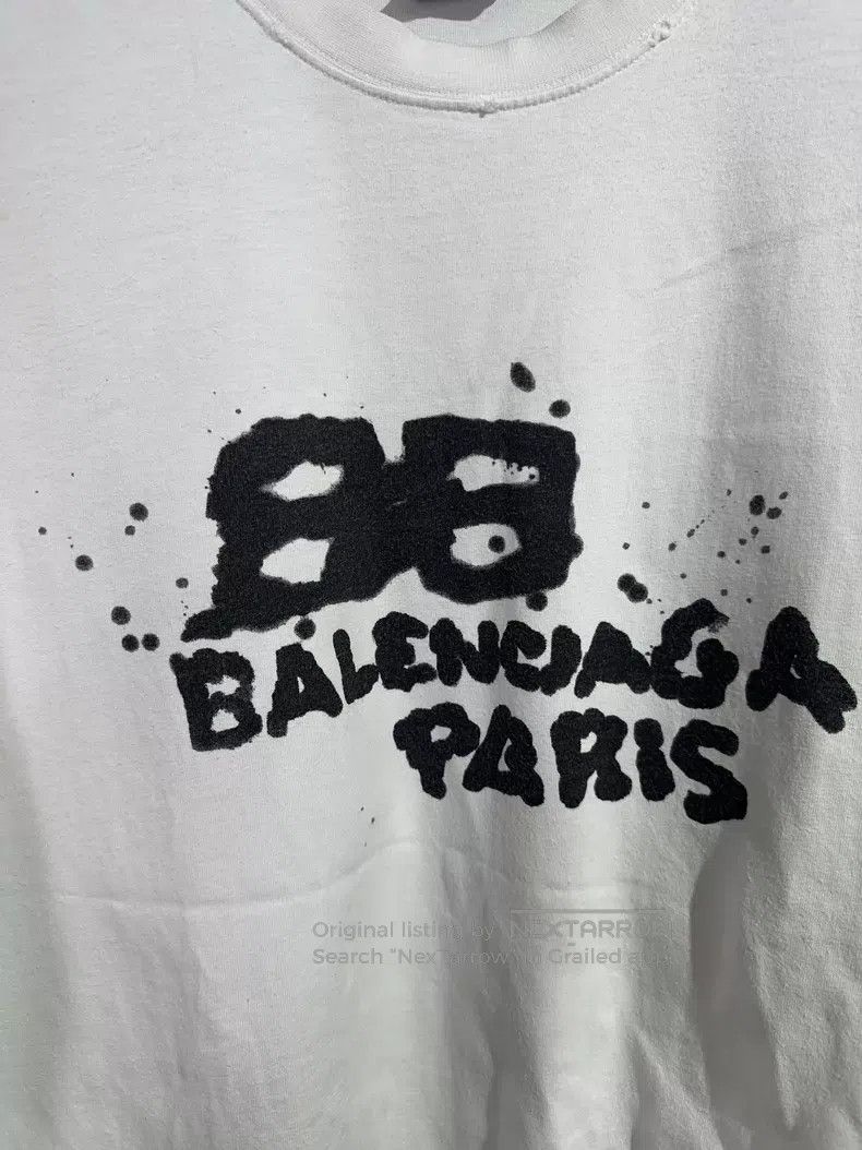 Balenciaga Balenciaga Splattered Graffiti Short Sleeve Size US M / EU 48-50 / 2 - 3 Thumbnail