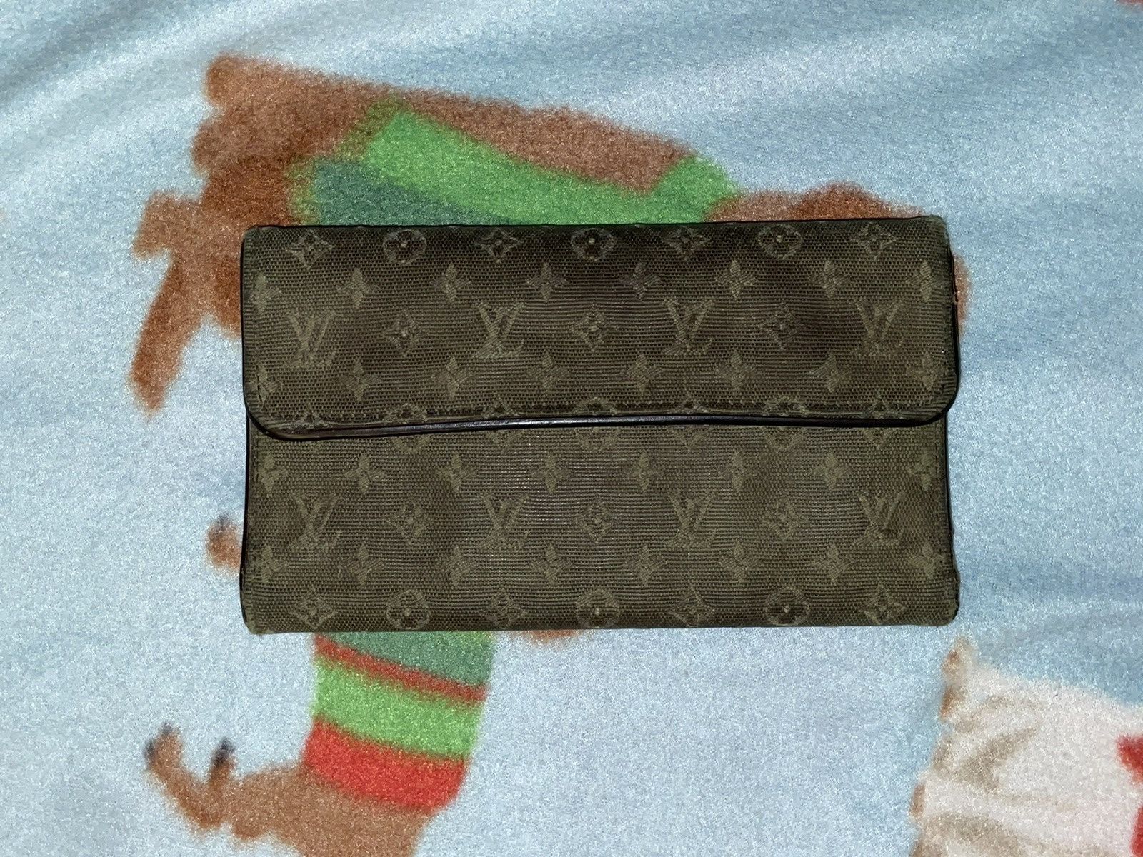 Louis Vuitton Green Louis Vuitton Wallet Size ONE SIZE - 1 Thumbnail