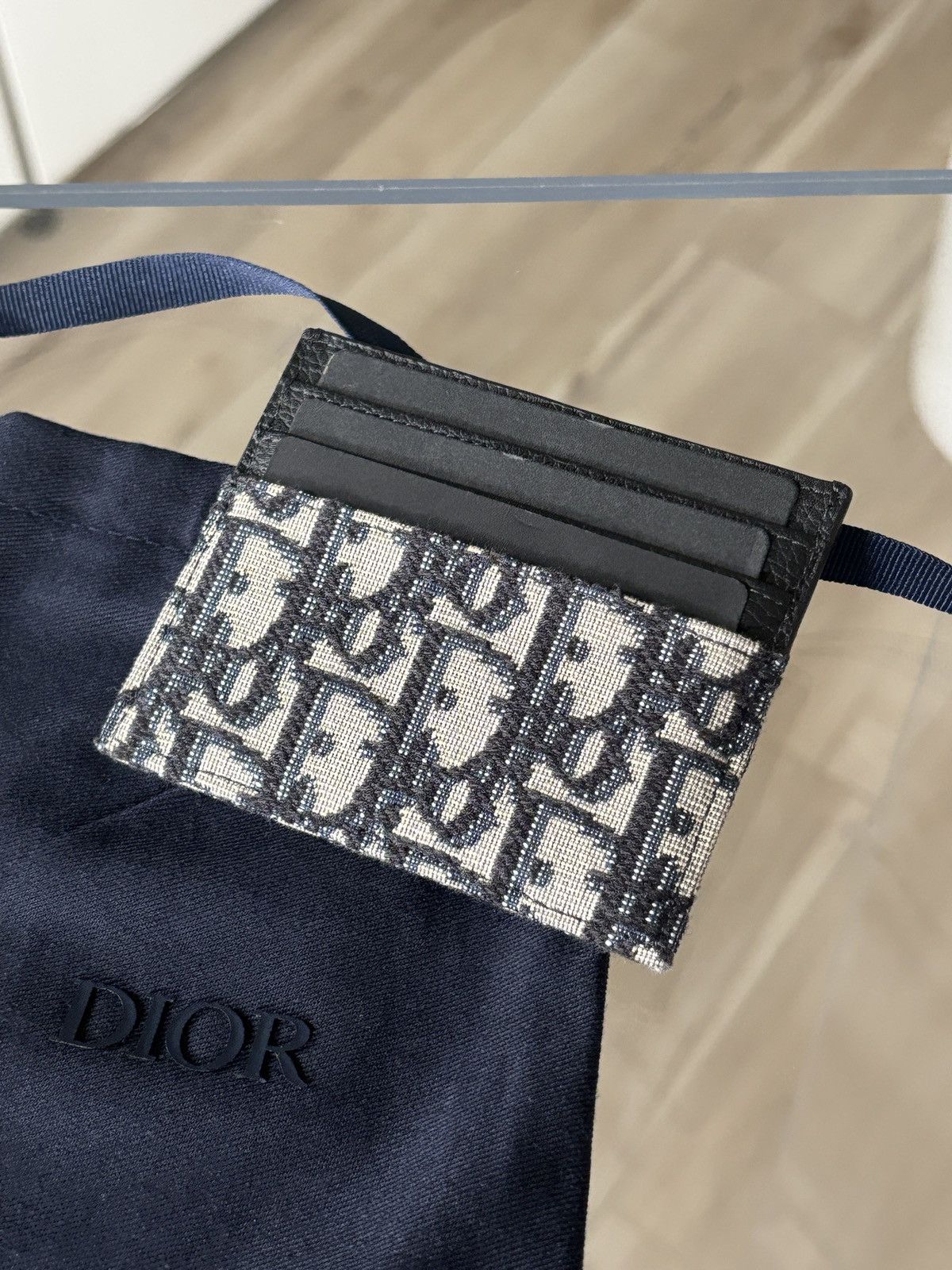 Dior DIOR OBLIQUE CARDHOLDER WALLET Size ONE SIZE - 6 Thumbnail