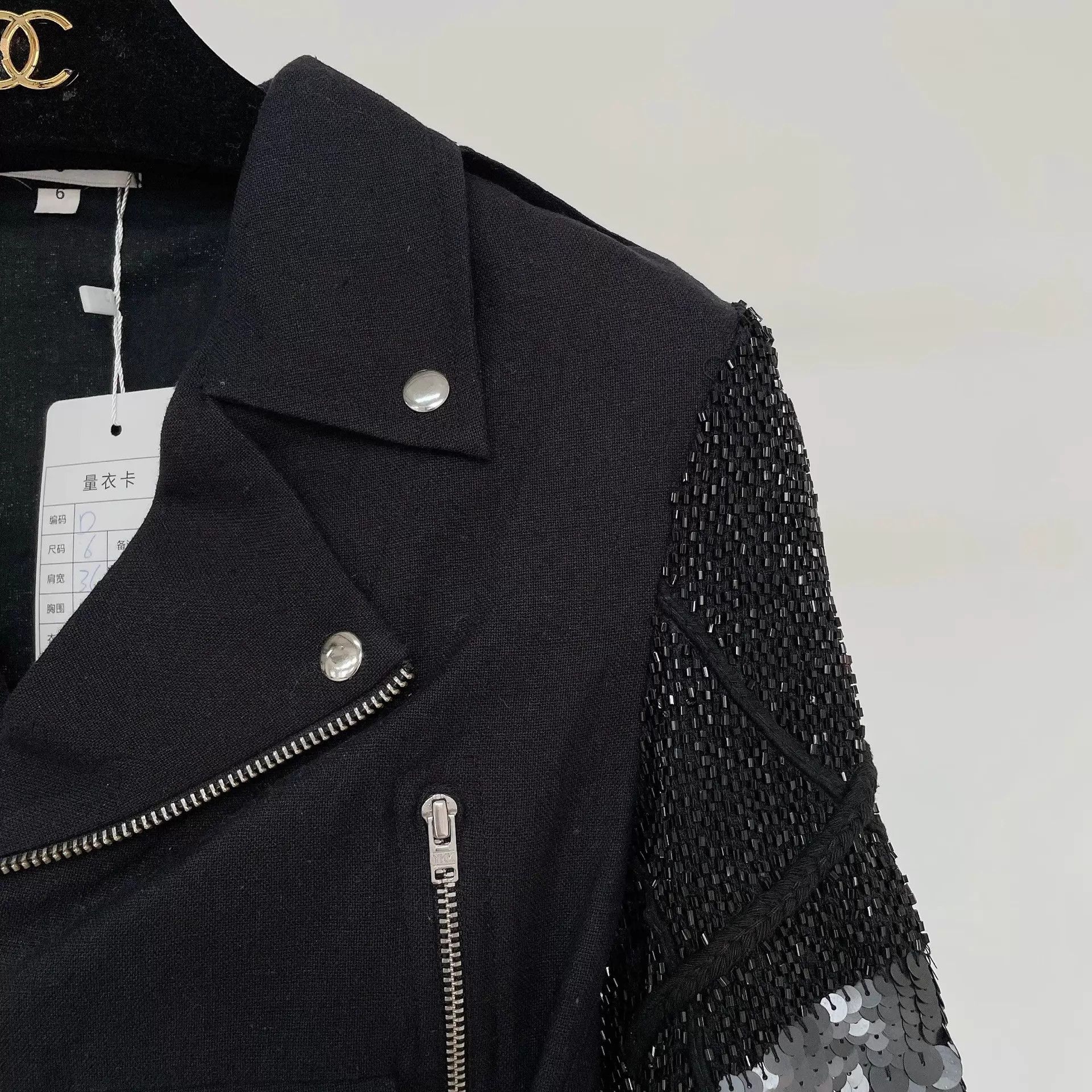 Aje Aje Black Sequin Jacket Size 6 Pre-owned Size M / US 6-8 / IT 42-44 - 3 Thumbnail