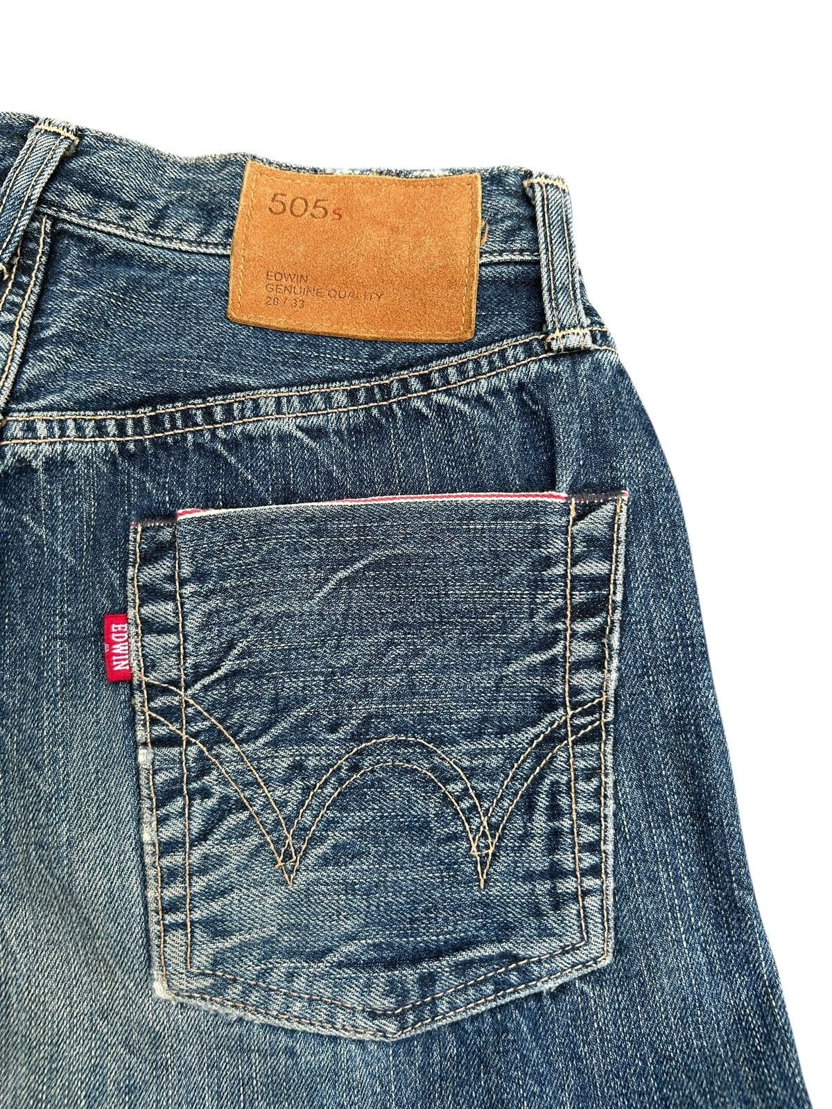 Kapital Vintage Edwin 505s Selvedge Distressed Denim Jeans Size US 28 / EU 44 - 12 Thumbnail