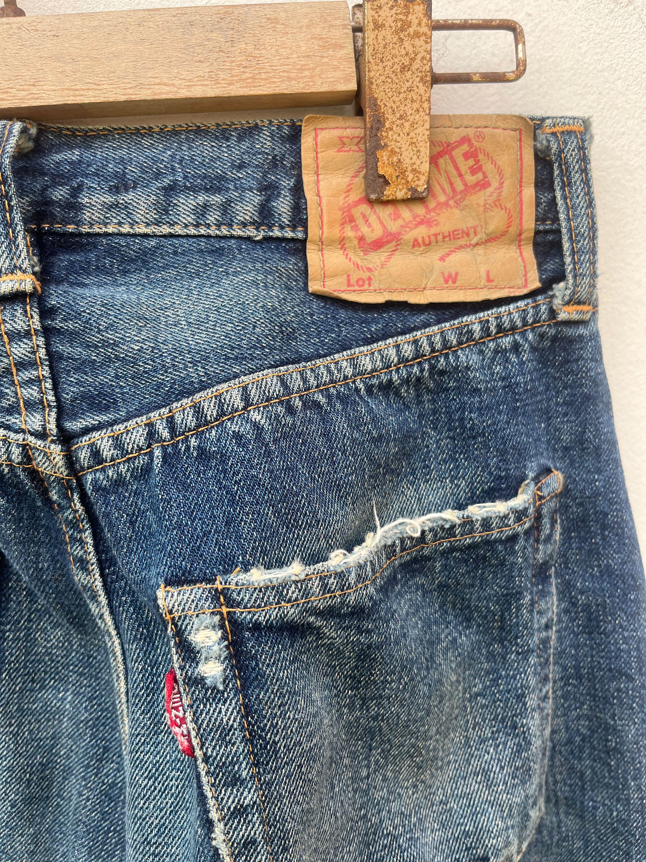 Denime Japanese Denime Jeans Selvedge Redline Twisted Leg Size US 29 - 6 Thumbnail