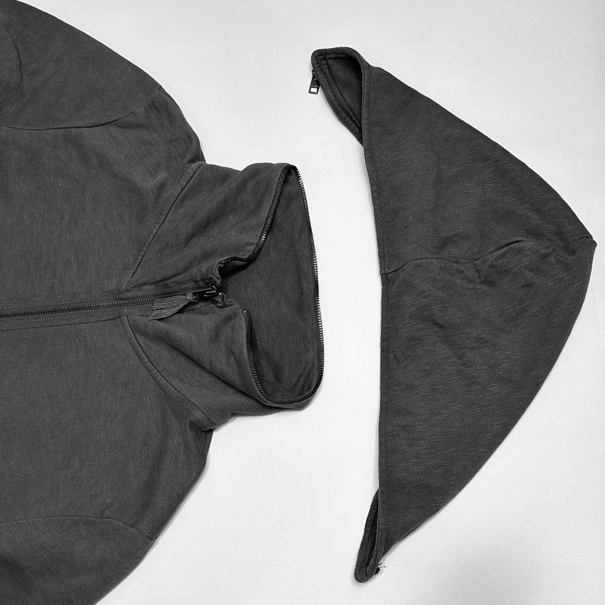 Allsaints AllSaints zip hood funnel hoodie Rick Owens style Size US L / EU 52-54 / 3 - 3 Thumbnail