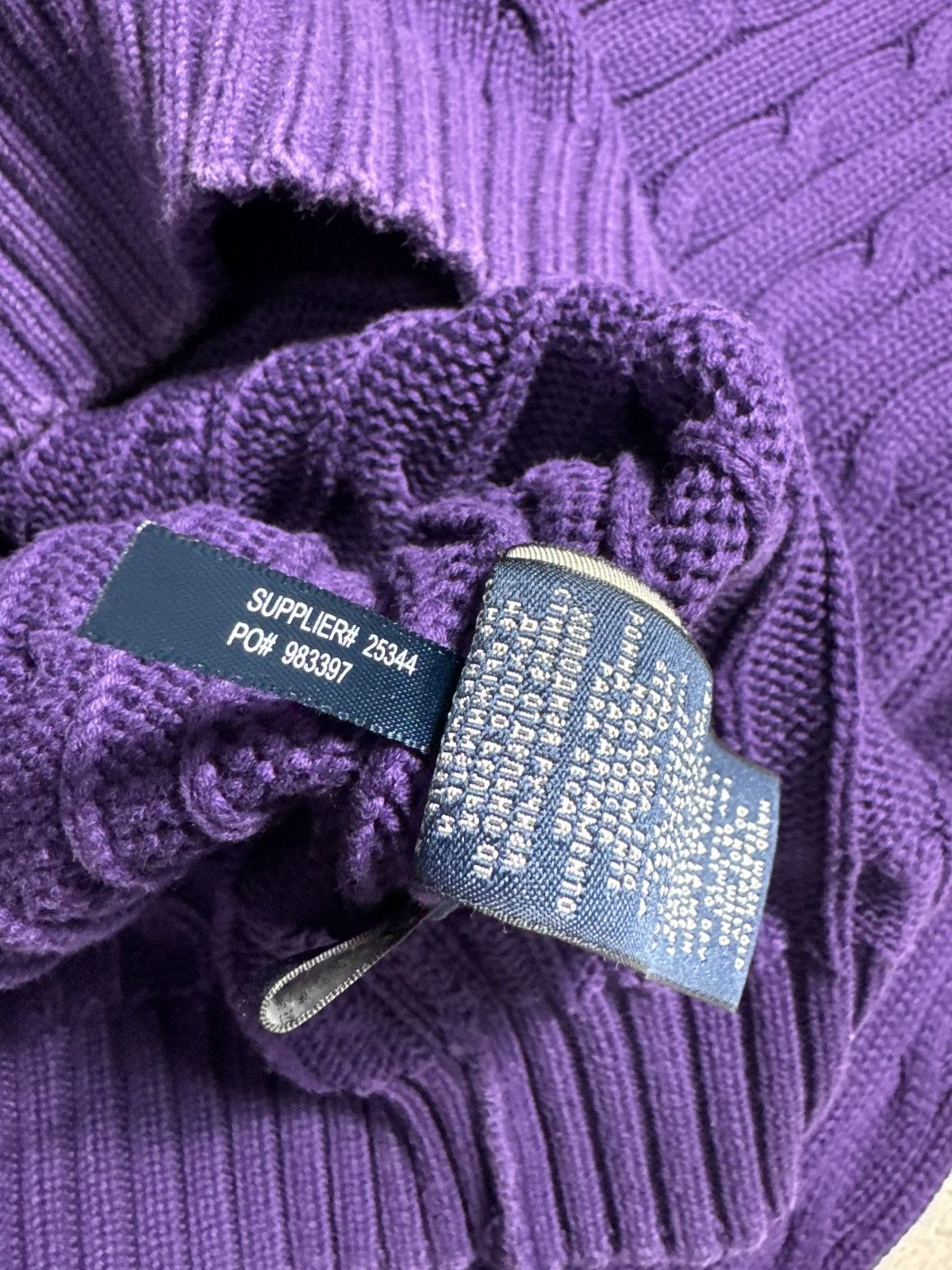 Ralph Lauren Ralph Lauren Sport Cable Knitted Women’s Sweater Size XL / US 12-14 / IT 48-50 - 7 Thumbnail