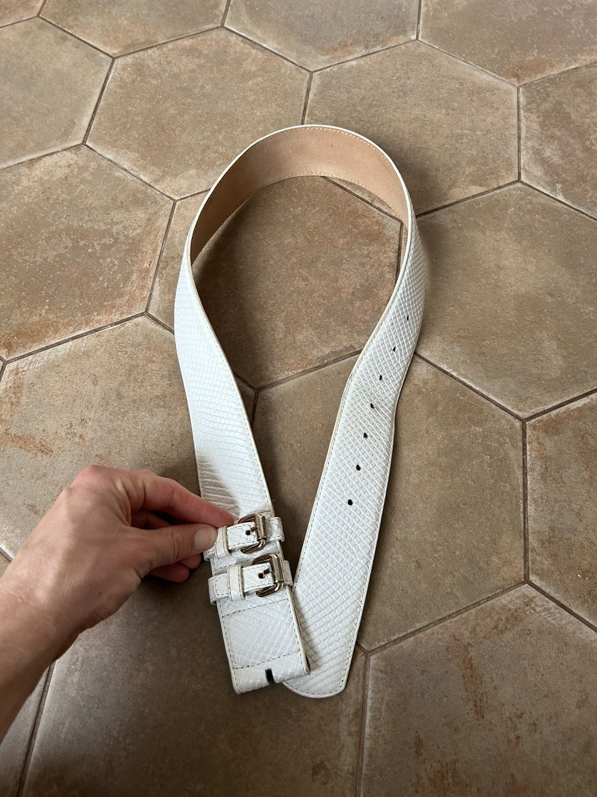 Japanese Brand × Versace VERSACE Belt leather Size ONE SIZE - 5 Thumbnail