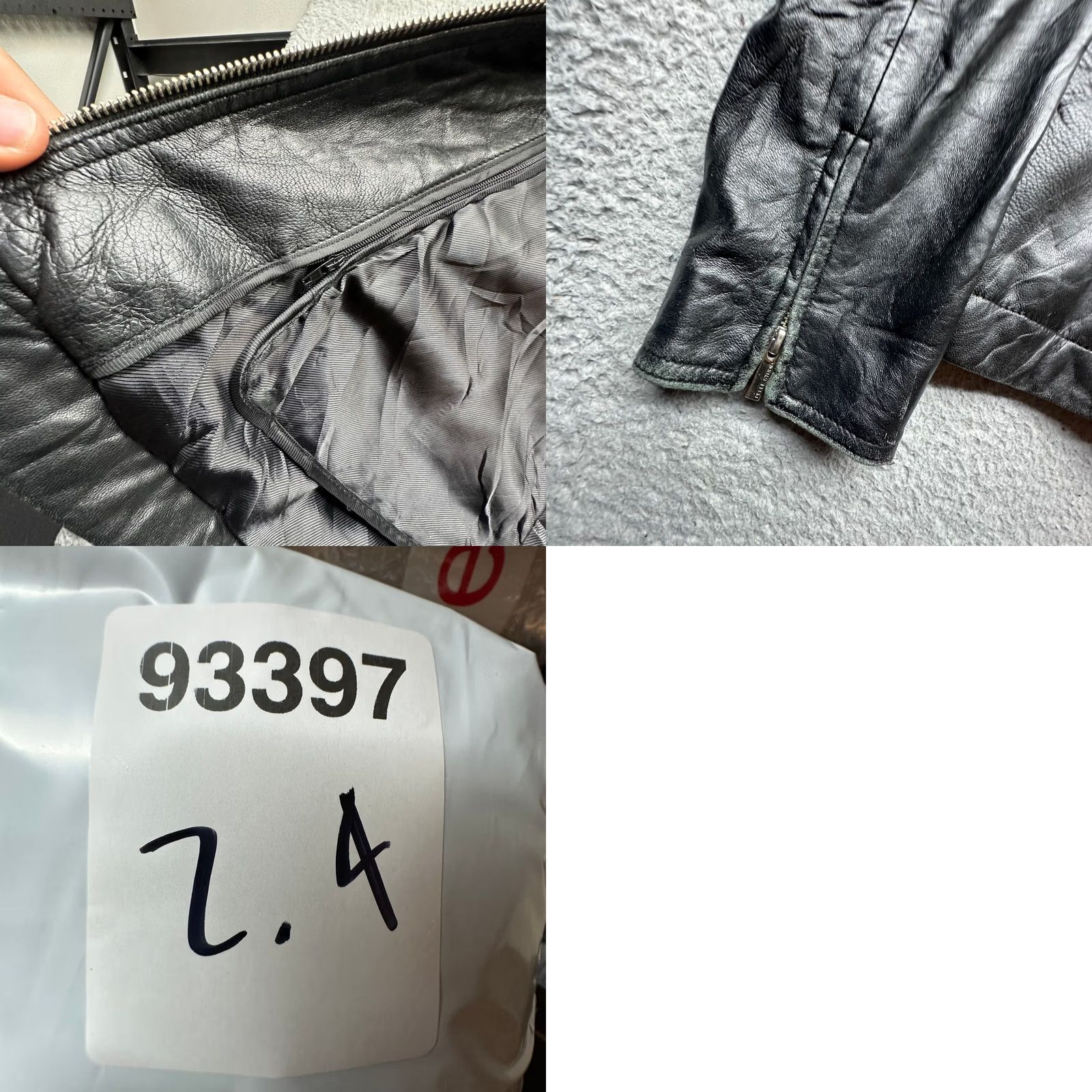 Vintage VINTAGE Wilsons Leather Pelle Studio Italy Thinsulate Bomber Leather Jacket Womens Large Black Full Zip Moto Motorcycle Jacket Womens Large Black Size L / US 10 / IT 46 - 9 Thumbnail