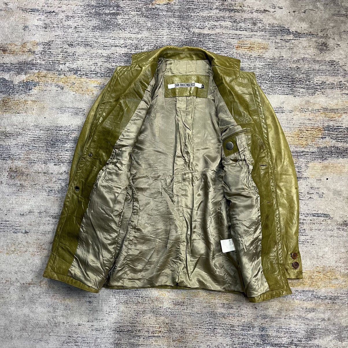 Dirk Bikkembergs × Vintage Vintage Dirk Bikkembergs Blazer leather Size US M / EU 48-50 / 2 - 7 Thumbnail
